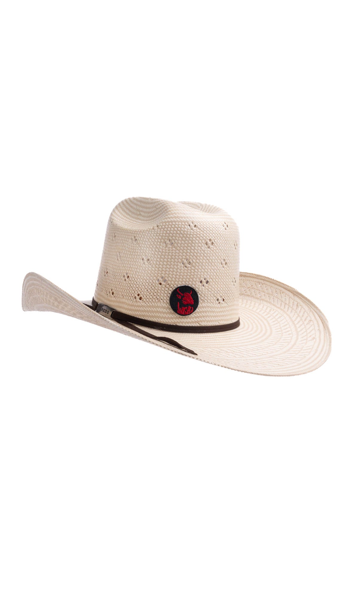 Rock'em Circle Hat Patch 2024 - Trendy Embroidered Iron-On Patch for Hats, Jackets & Bags - Perfect for DIY Fashion, Customization & Gifts