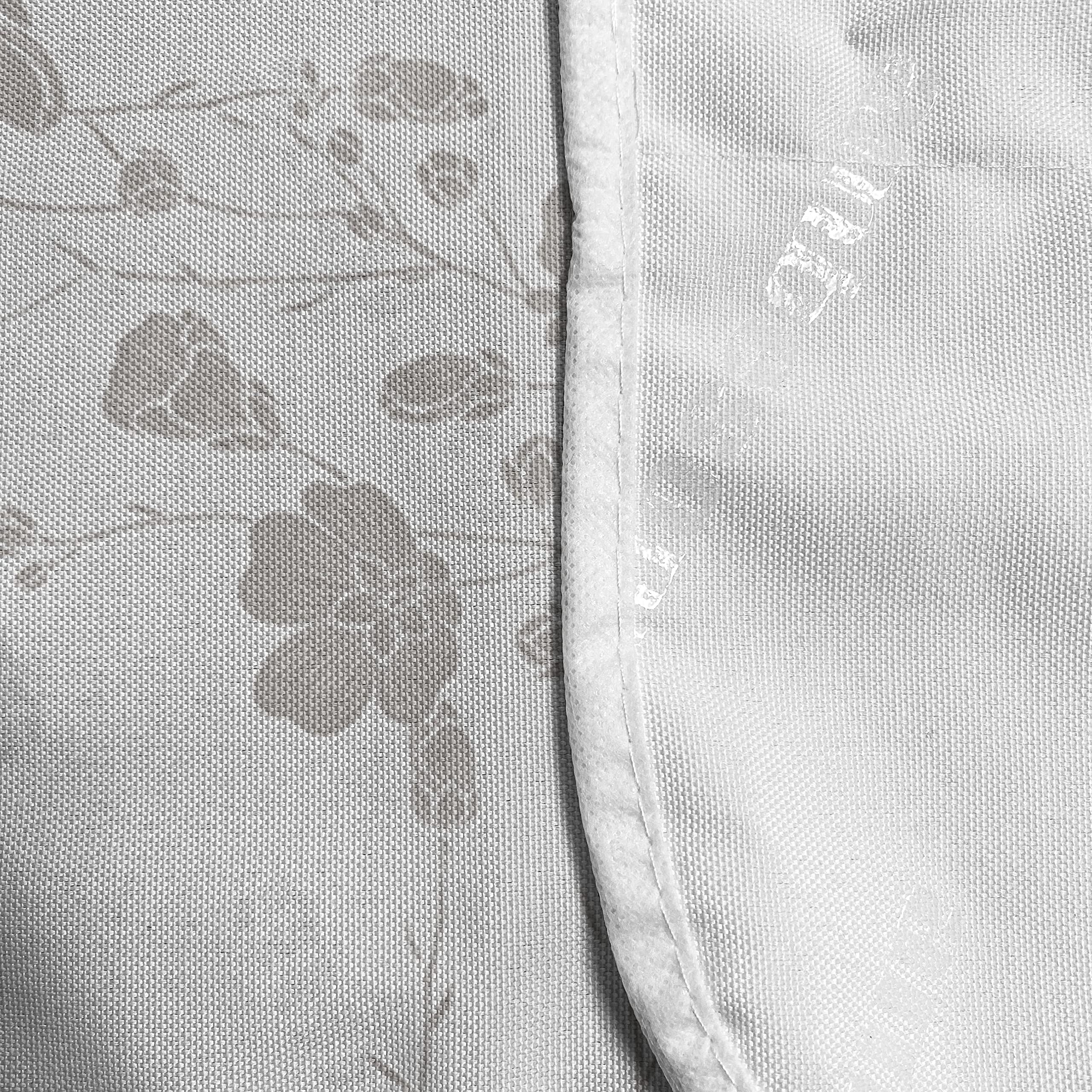 Ambesonne Grey Microwave Oven Cover - Hand Drawn Peonies Floral Design, Waterproof Kitchen Organizer with Pockets, 36