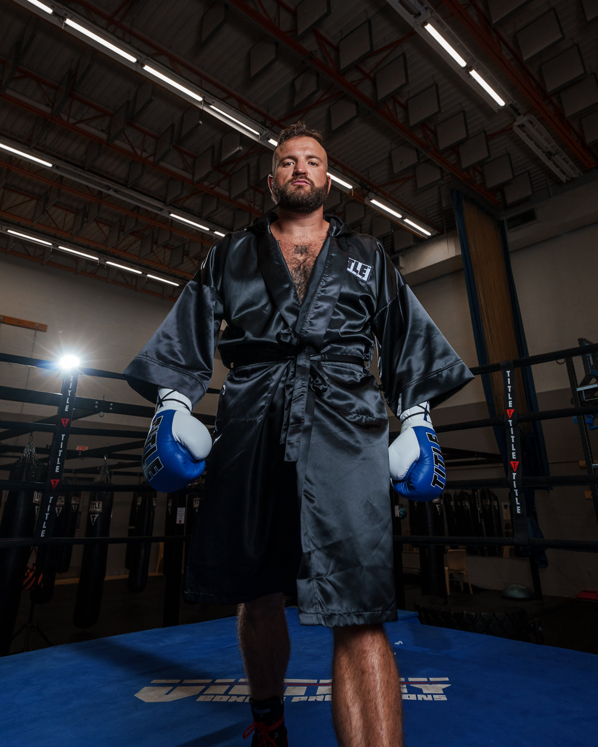 TITLE Boxing Pro Full Length Training Robe 3.0 - Premium Boxing Robe for Fighters & Training - Ideal for Gym, Sparring & Pre-Fight Warmups