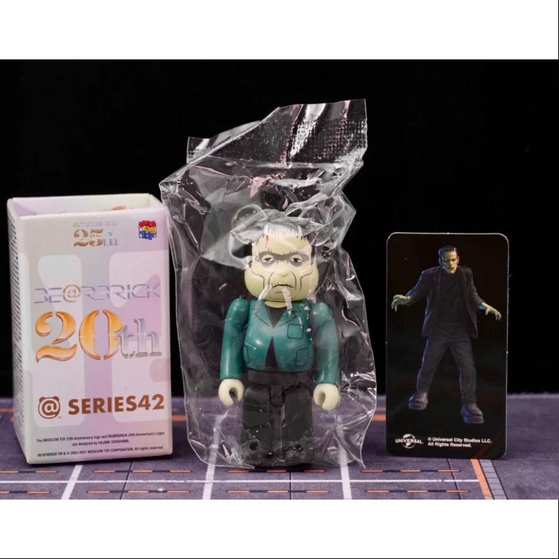 Bearbrick Series 42 HORROR Frankenstein Monsters 100% Collectible Figure - Perfect for Anime Fans, Horror Collectors & Home Decor Display