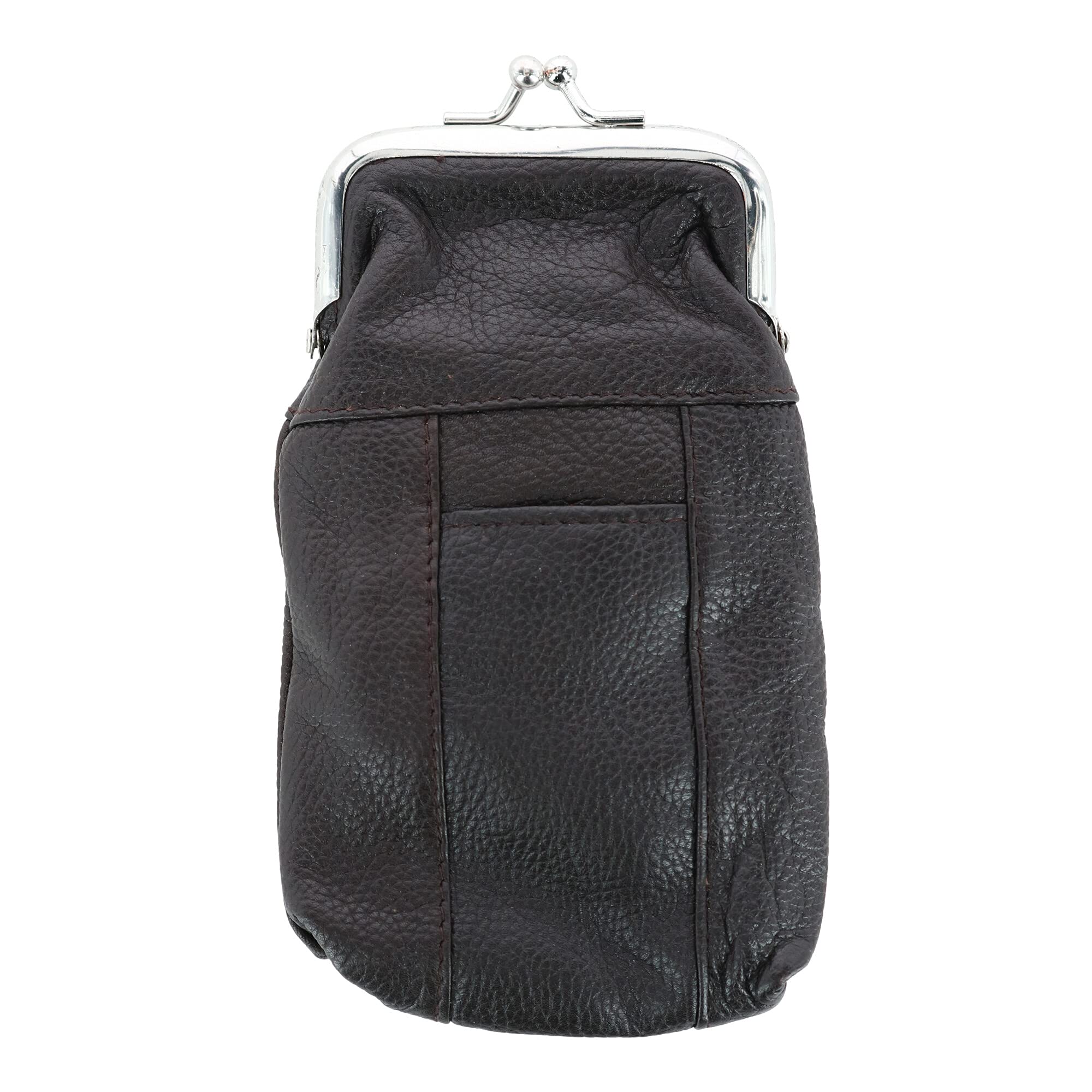 Women's Brown Leather Cigarette Case with Lighter Pocket - Slim & Stylish Accessory for Travel, Parties & Night Out