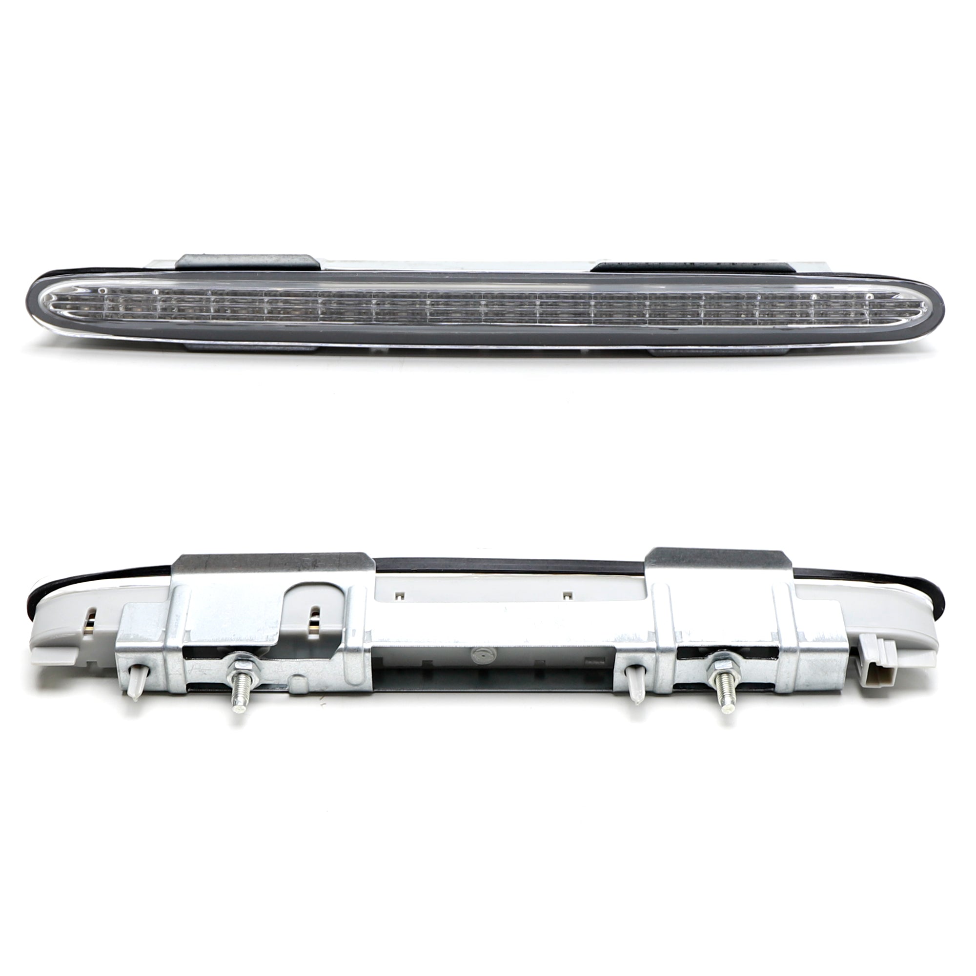 Euro Clear Lens Full LED Trunk Lid 3rd Brake Light for 2003-2012 Mercedes R230 SL Class - Upgrade Your Car's Safety & Style for Night Driving