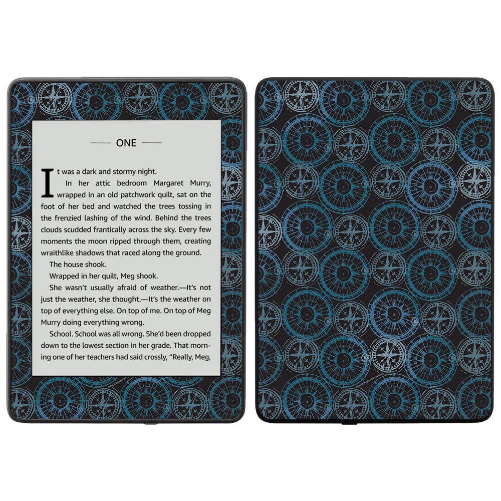MightySkins Vinyl Decal Wrap Cover for Amazon Kindle Paperwhite 2018 (10th Gen) - Compass Tile Design | Waterproof Protective Skin | Durable & Easy to Apply | Made in USA | Perfect for Travel, Reading, and Outdoor Use