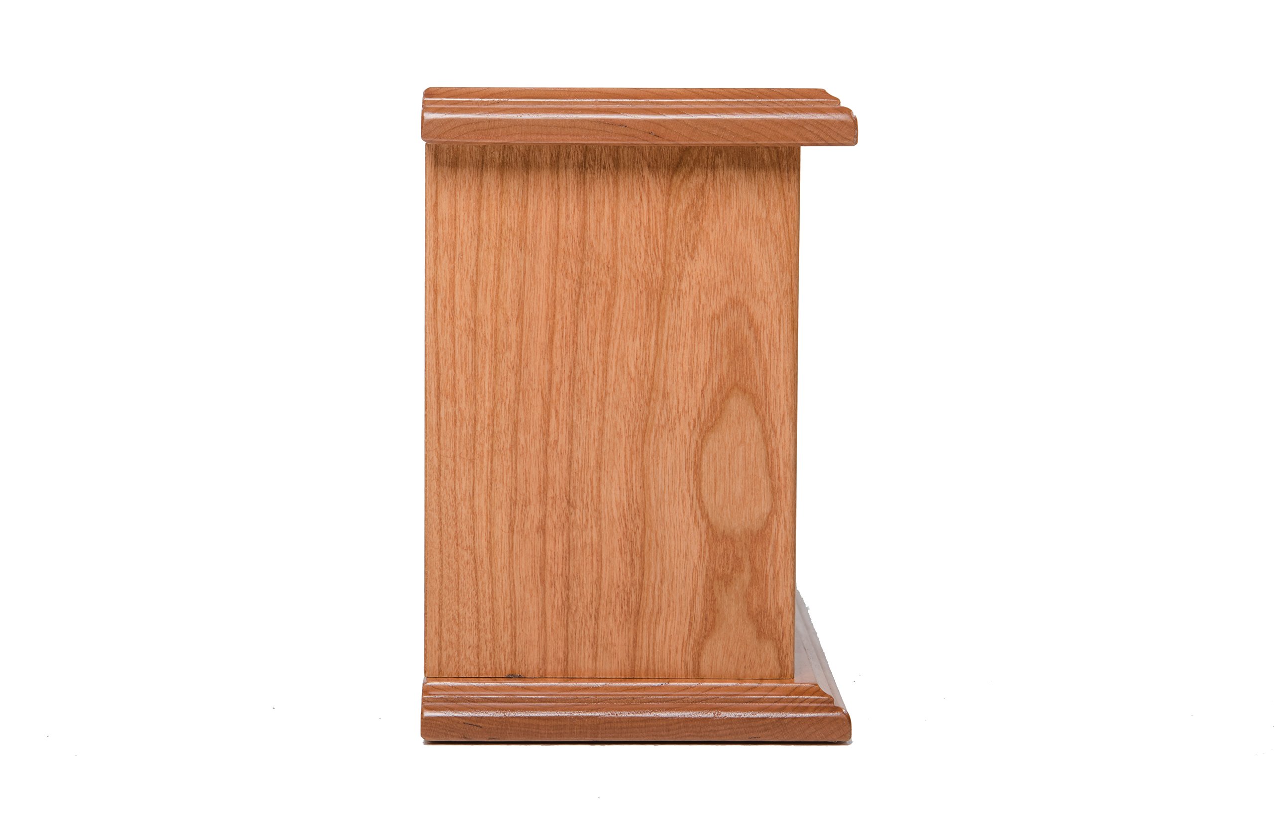 LifeSong Milestones Small Photo Urns - Elegant Wooden Keepsake Urns for Adult Ashes (Men & Women) - Sympathy Gifts for Loss of Loved One - Perfect for Home Memorials, Funeral Services & Cherished Keepsakes