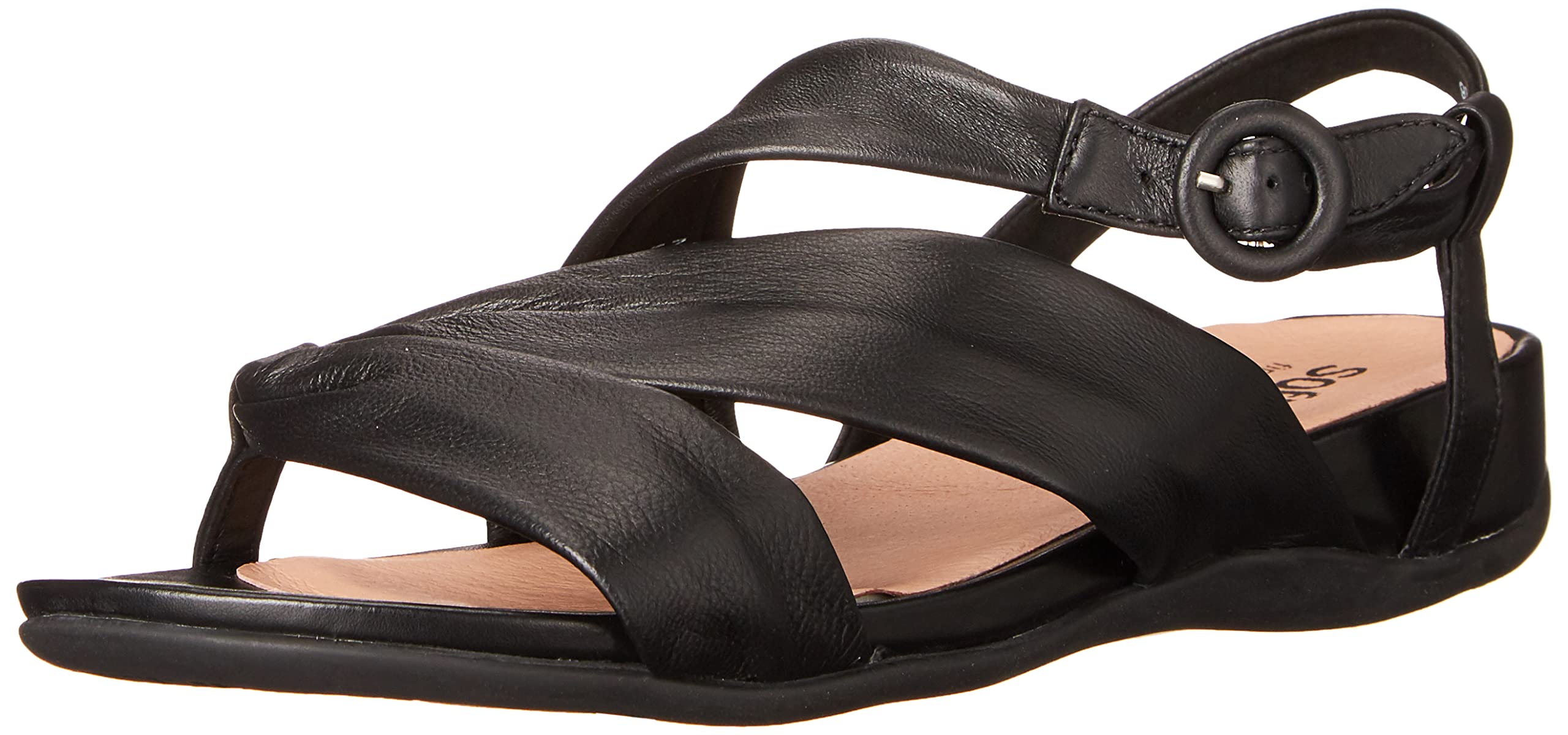SoftWalk Women's Comfortable Flat Sandals - Breathable & Lightweight for Walking, Travel, and Summer Outfits
