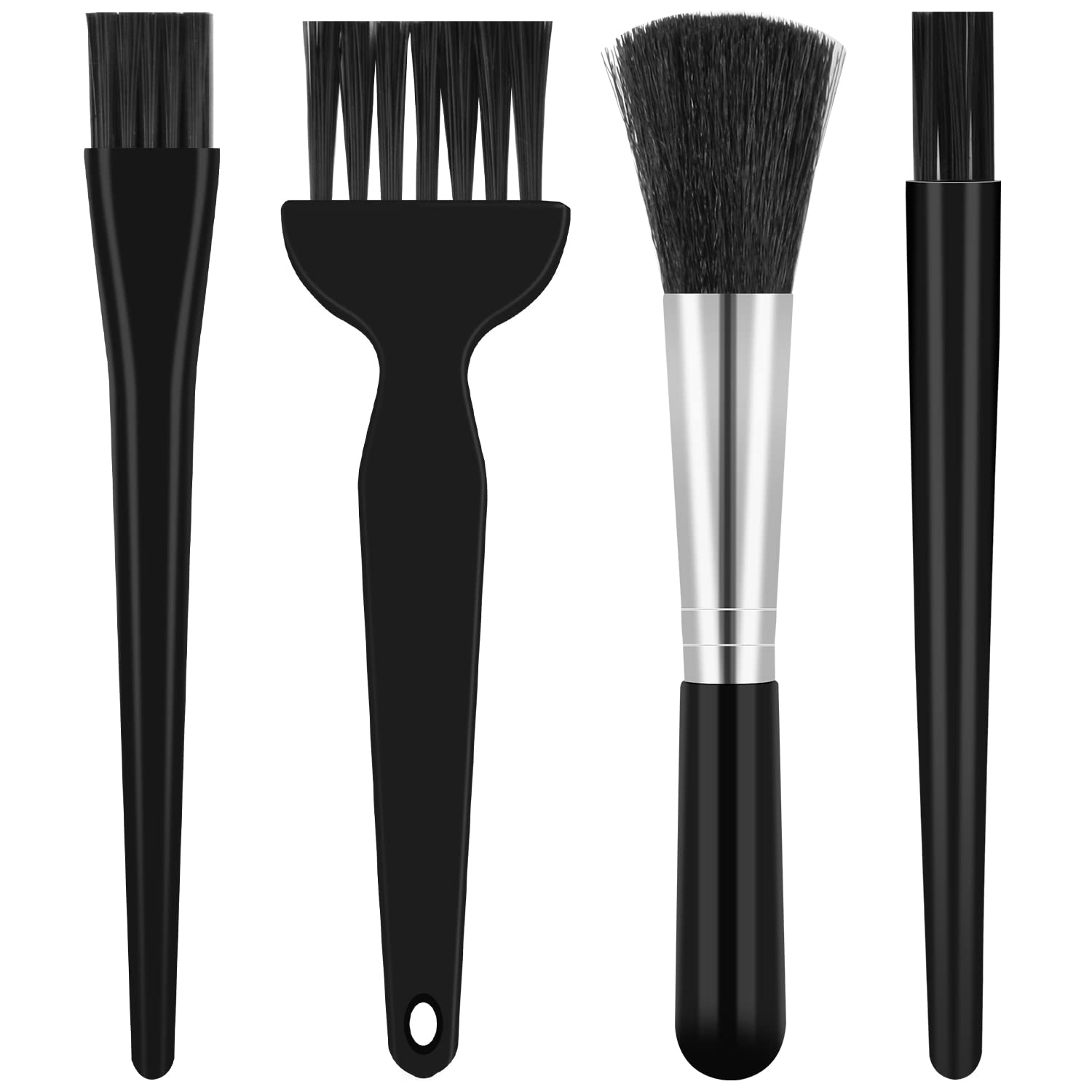 4 Pcs Anti Static Cleaning Brushes for PC Keyboard & Car Interior