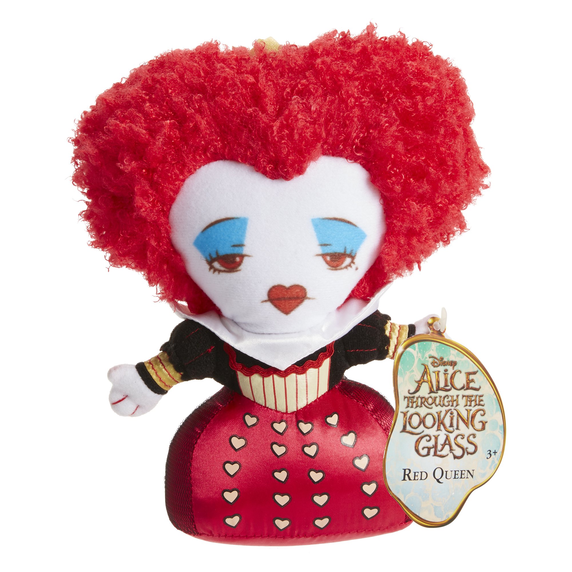 Alice Through the Looking Glass Red Queen Plush Doll - Soft & Cuddly Collectible Toy for Kids & Fans | Perfect for Disney Movie Nights, Birthday Gifts & Room Decor