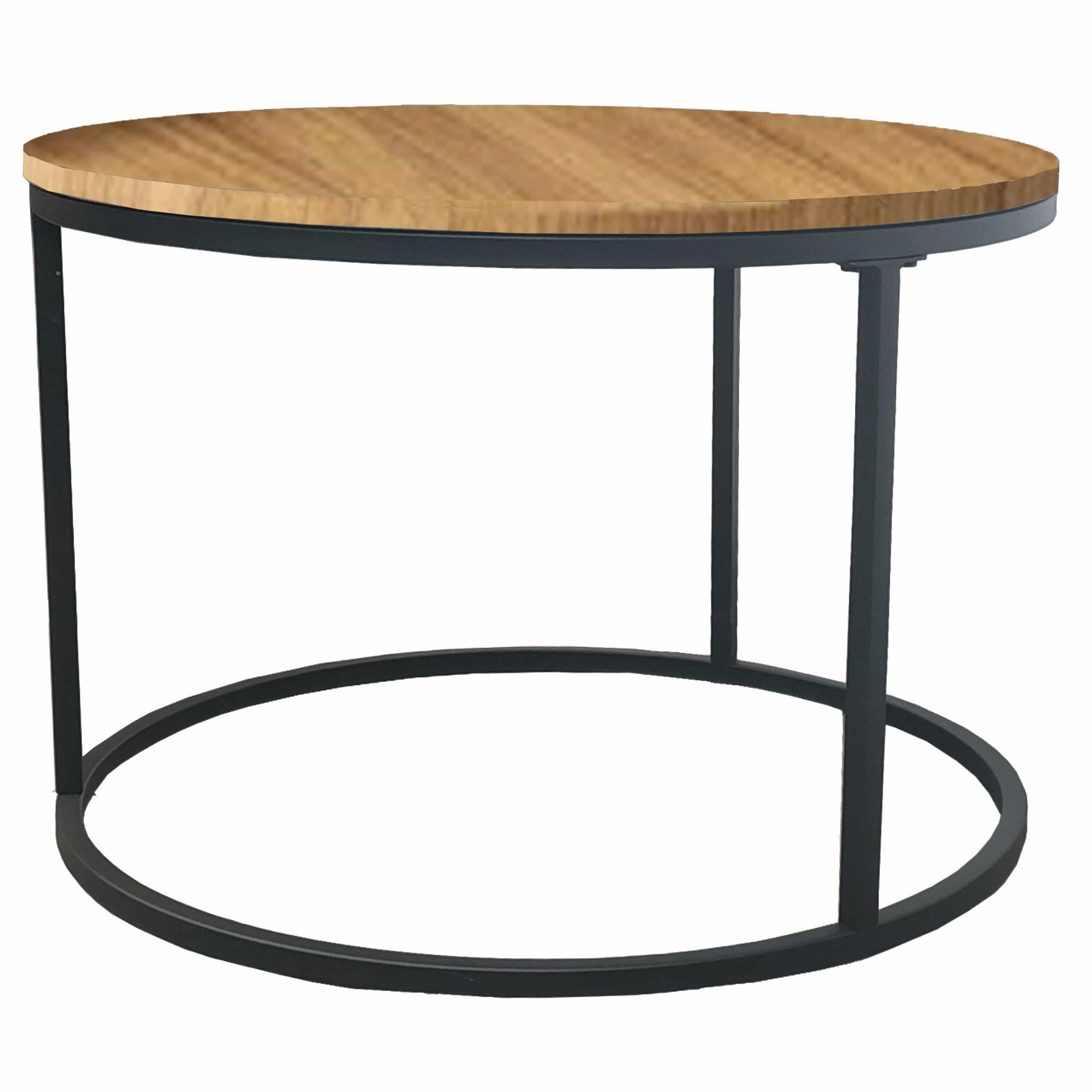 Modern Nested Coffee Table Set - Dark Walnut & English Oak Finish - Contemporary Living Room Furniture for Small Spaces - Perfect for Apartments, Condos and Cozy Homes