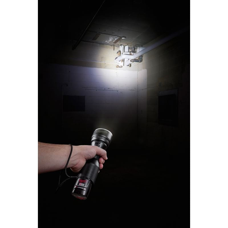 2355 20 M12 12V Lithium-Ion Cordless LED Metal Flashlight (Tool Only) - Perfect for Construction, Camping & Emergency Lighting