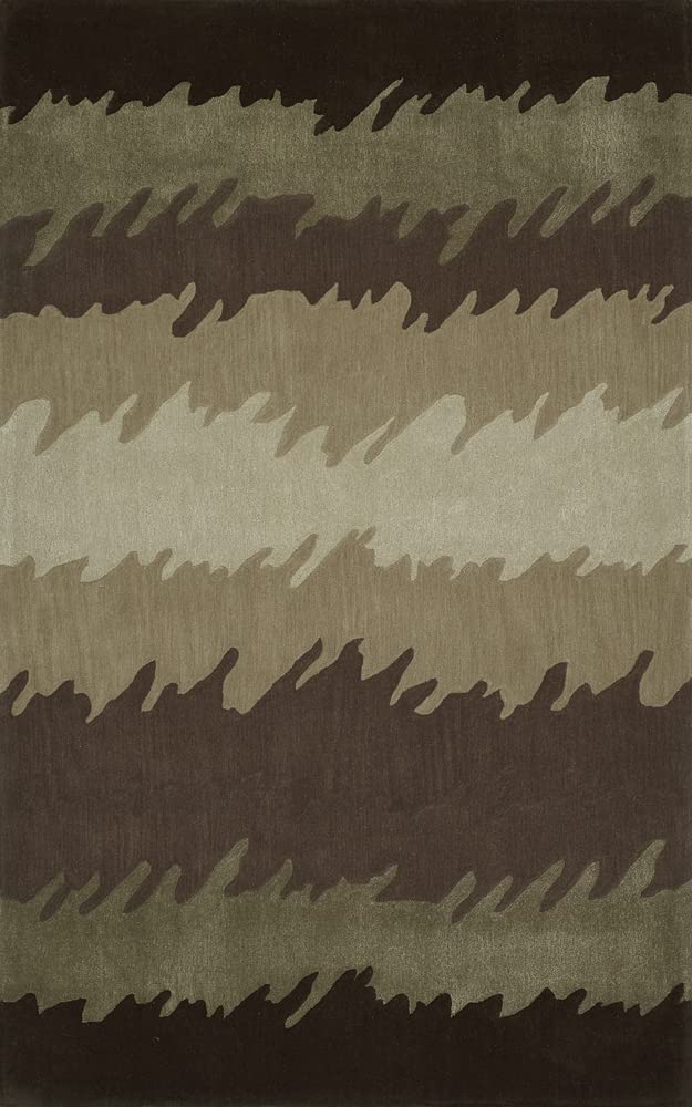 Berkley Wilderness Area Rug SO52 Chocolate Brown Rectangle 3'6
