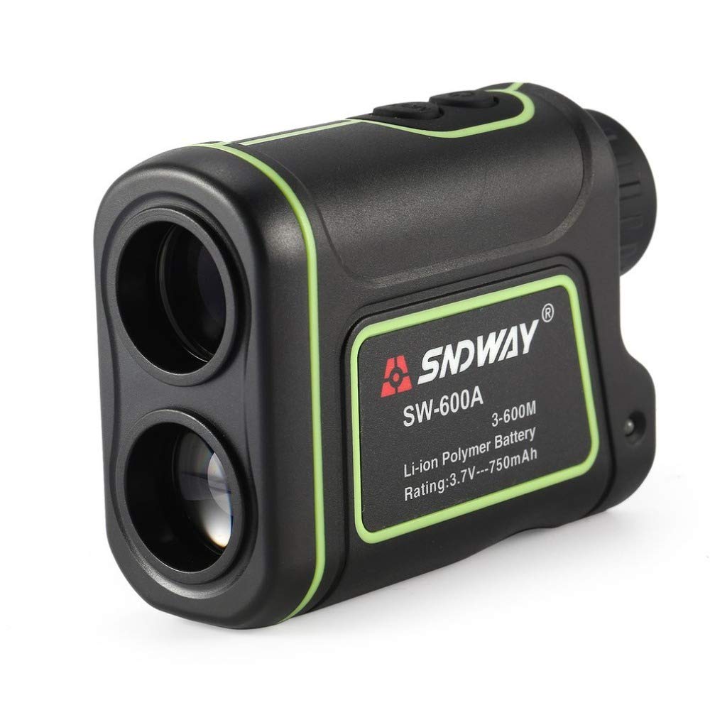 600M/1000M Laser Range Finder - Handheld Golf Hunting Rangefinder with Monocular Telescope for Outdoor Sports, Shooting & Distance Measurement (Black) | Perfect for Golfing, Hunting, Archery & Outdoor Adventures