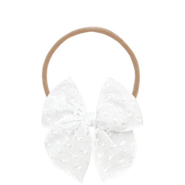 White Swiss Dot