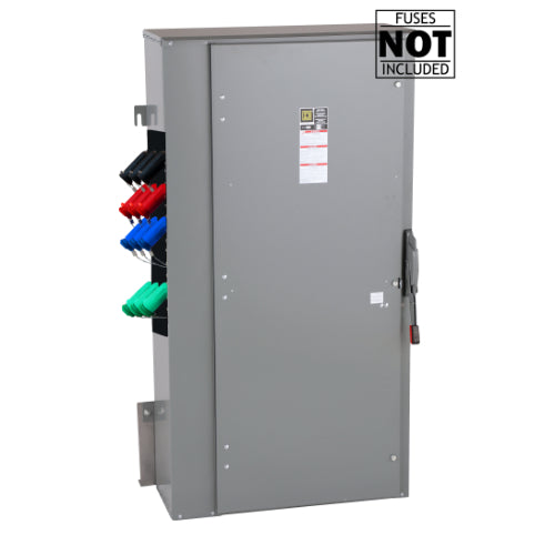 Heavy Duty Cam Lock Fused Disconnect Switch - Single Throw Safety Switch for Industrial Equipment & Electrical Panels - Ideal for HVAC Systems, Motor Controls & Power Distribution