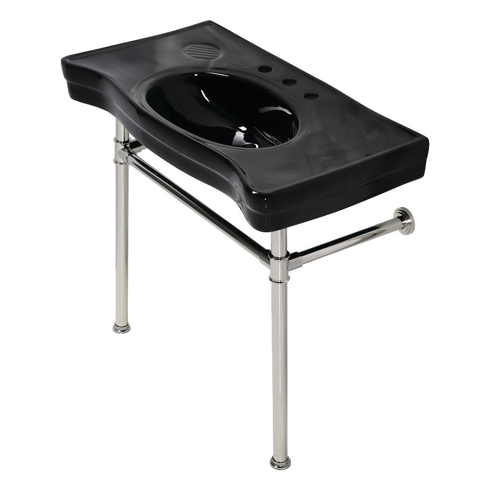 Fauceture Imperial Console Sink - Elegant Bathroom Vanity Sink for Modern & Traditional Home Decor | Perfect for Powder Rooms, Master Baths & Luxury Spaces