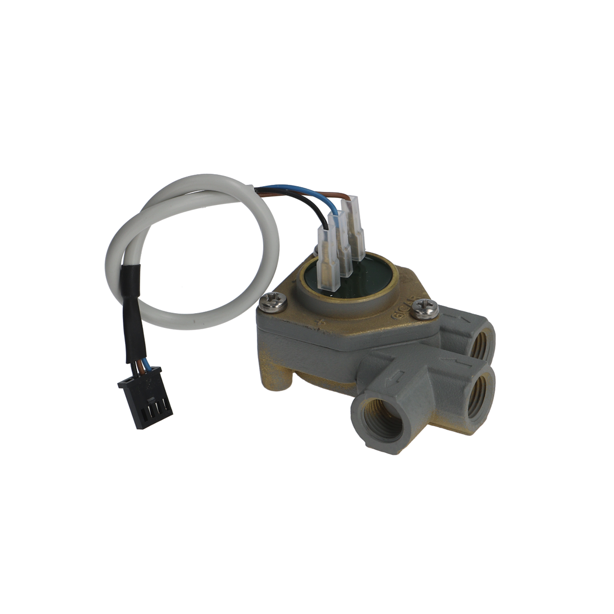Faema 3 Connection Flowmeter with Wire Leads - High Precision Water Flow Measurement for Industrial & Home Use