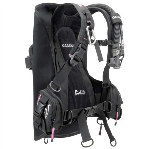 Oceanic BioLite Travel BCD - Lightweight Scuba Diving Buoyancy Compensator for Travel Divers | Perfect for Warm Water Diving, Backpacking Trips & Tropical Vacations