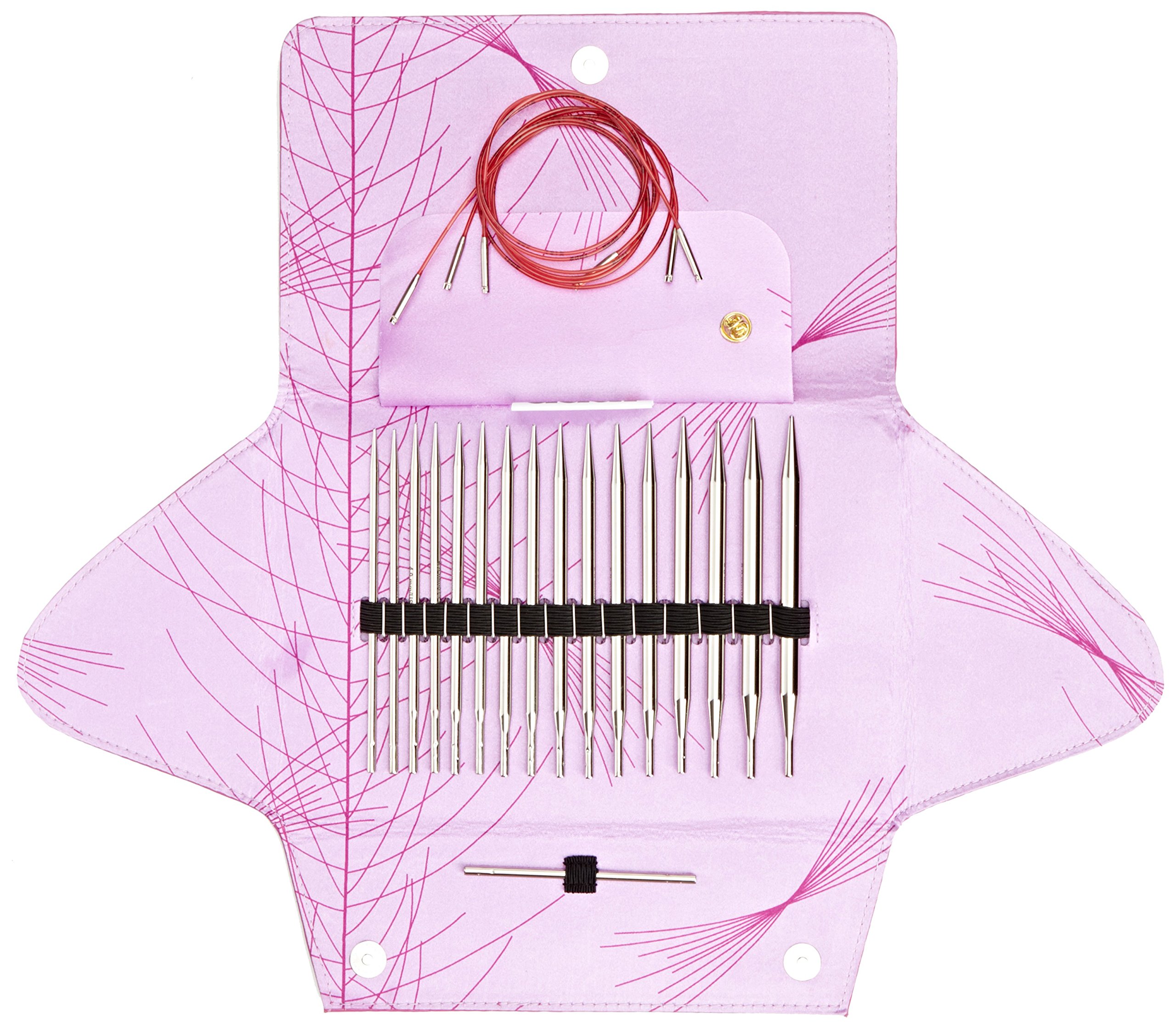 ADDI 760-7 CLICK Long Tip Lace Interchangeable Knitting Needle Set - Perfect for Crochet, Knitting & Crafting Projects - Ideal Gift for Knitters & Yarn Enthusiasts