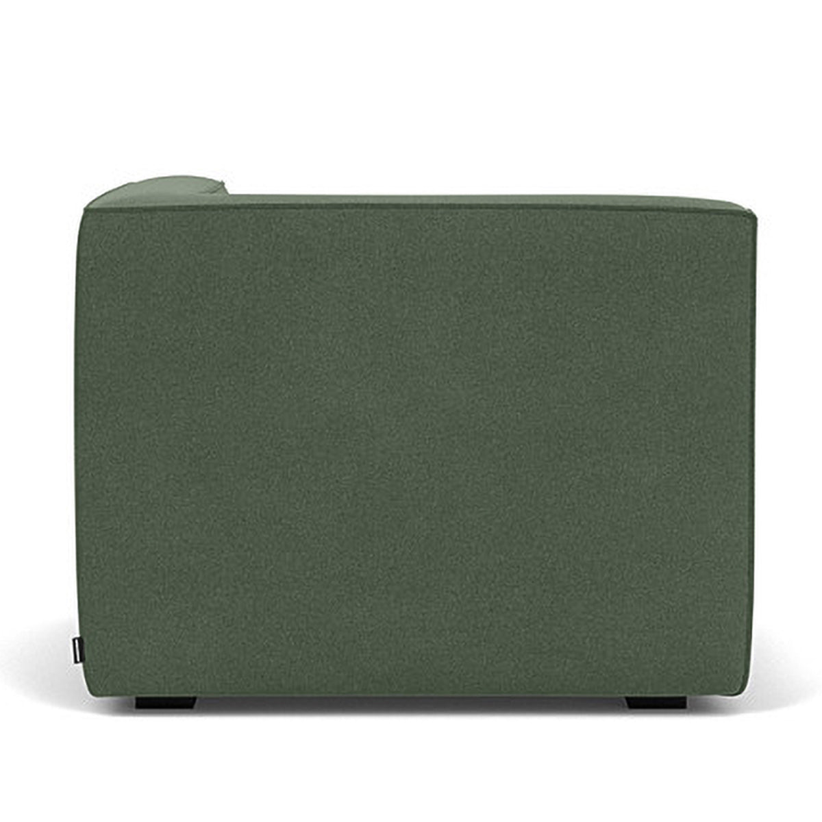 1-Seater Right Corner Modular Sofa in Durable Dane Fabric - Perfect for Small Apartments, Living Rooms & Cozy Spaces