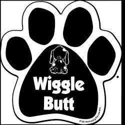 Wiggle Butt Paw Magnet - Fun Refrigerator Magnet for Dog Lovers, Perfect for Kitchen, Office & Gifts | Cute Dog Decor Accessories