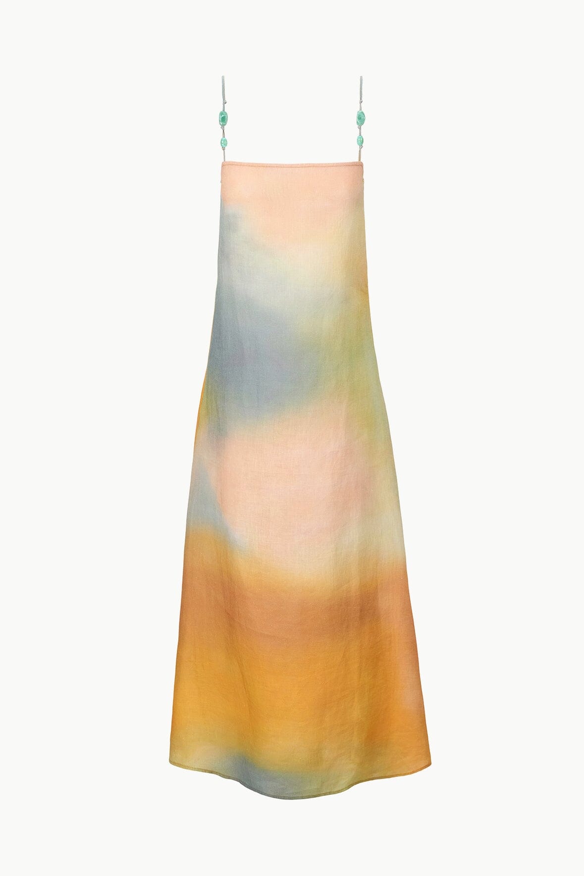 LAURA LINEN DRESS | PASTEL CLOUDS | Women's Summer Boho Maxi Dress | Breathable Linen Fabric | Beach Wedding Vacation Outfit