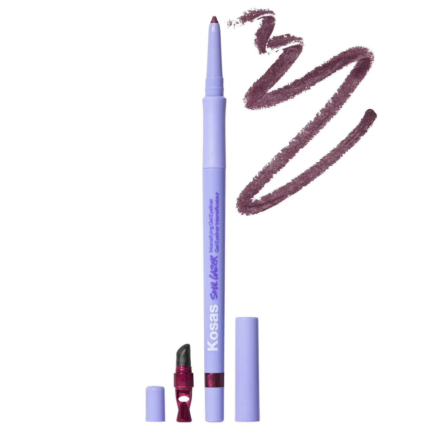 Kosas Soulgazer Intensifying Waterproof Gel Eyeliner - Long Lasting Smudge Proof Eye Liner (Multiple Shades) - Perfect for Everyday Wear & Special Occasions