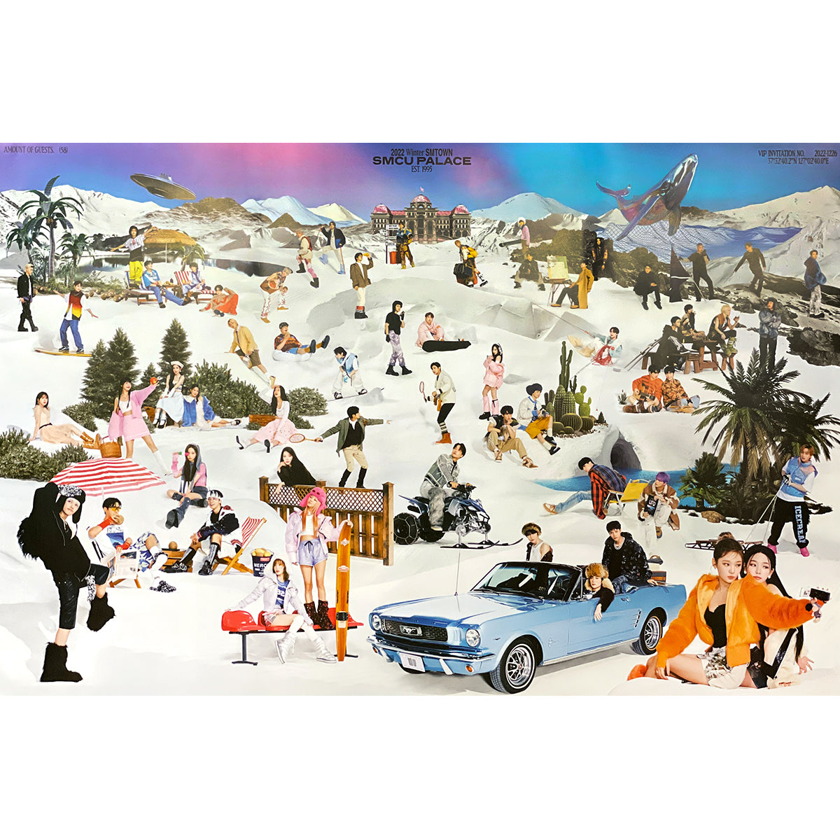 SMTOWN 2022 Winter SMCU Palace Version Poster - Kpop Merchandise, Kpop Posters for Room Decor, Fan Gifts & Kpop Collection
