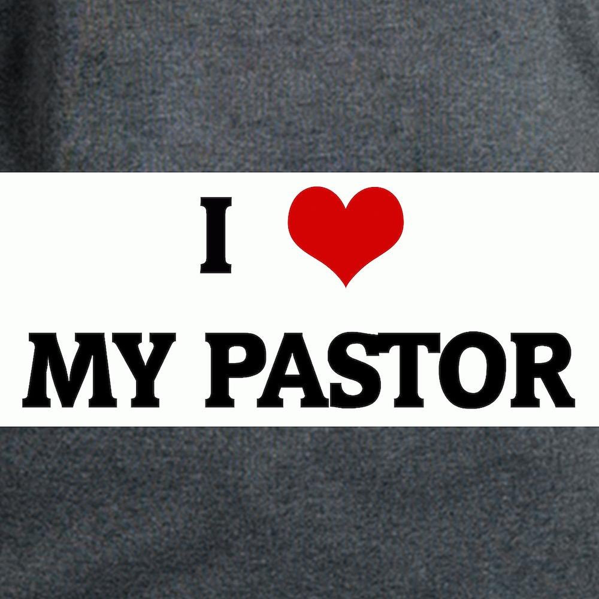 I Love My Pastor T-Shirt for Women - Soft Cotton Dark Tee - Perfect for Church, Bible Study & Christian Apparel Gifts
