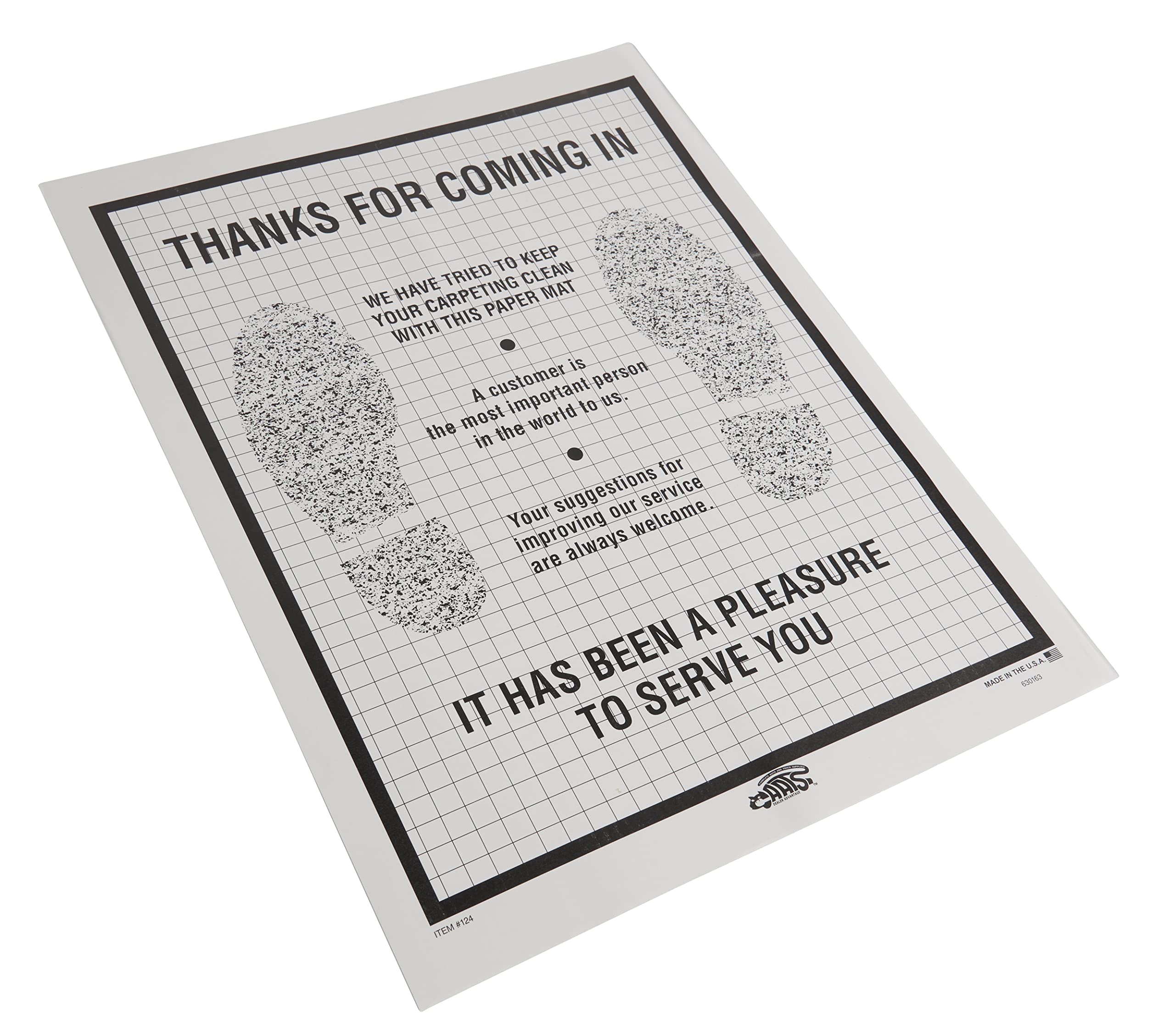 SSWBasics 17x22 Inch Disposable Car Floor Mats - 500 Pack | Waterproof Auto Paper Mats for Mechanics, Car Shops, Dealers, Buses & Taxis | Perfect for Vehicle Protection & Easy Cleanup