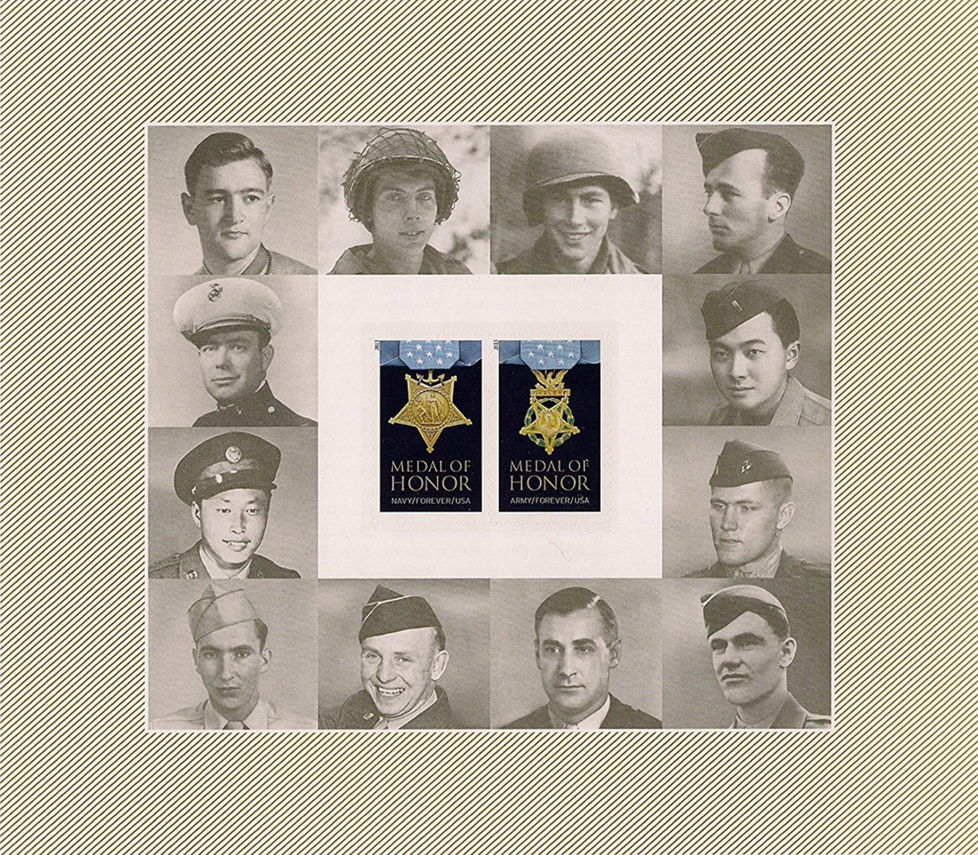 Medal of Honor Korean War Commemorative Stamps - Full Mint Sheet of 20 First Class USPS Stamps Scott 4822-23 | Perfect for Collectors, Philatelists & Gift Giving