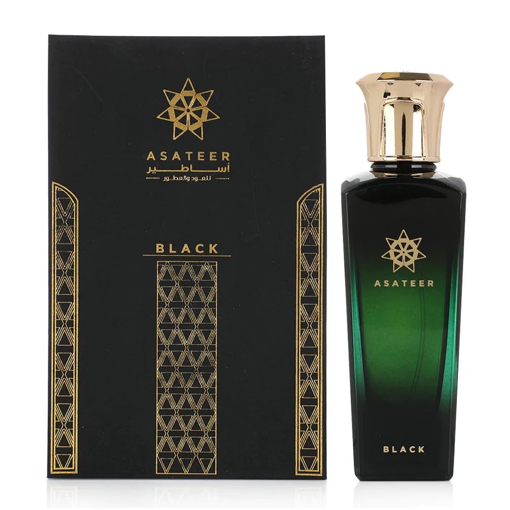 Black Eau de Parfum 80ml for Men & Women - Long Lasting Luxury Fragrance for Date Night, Office & Special Occasions