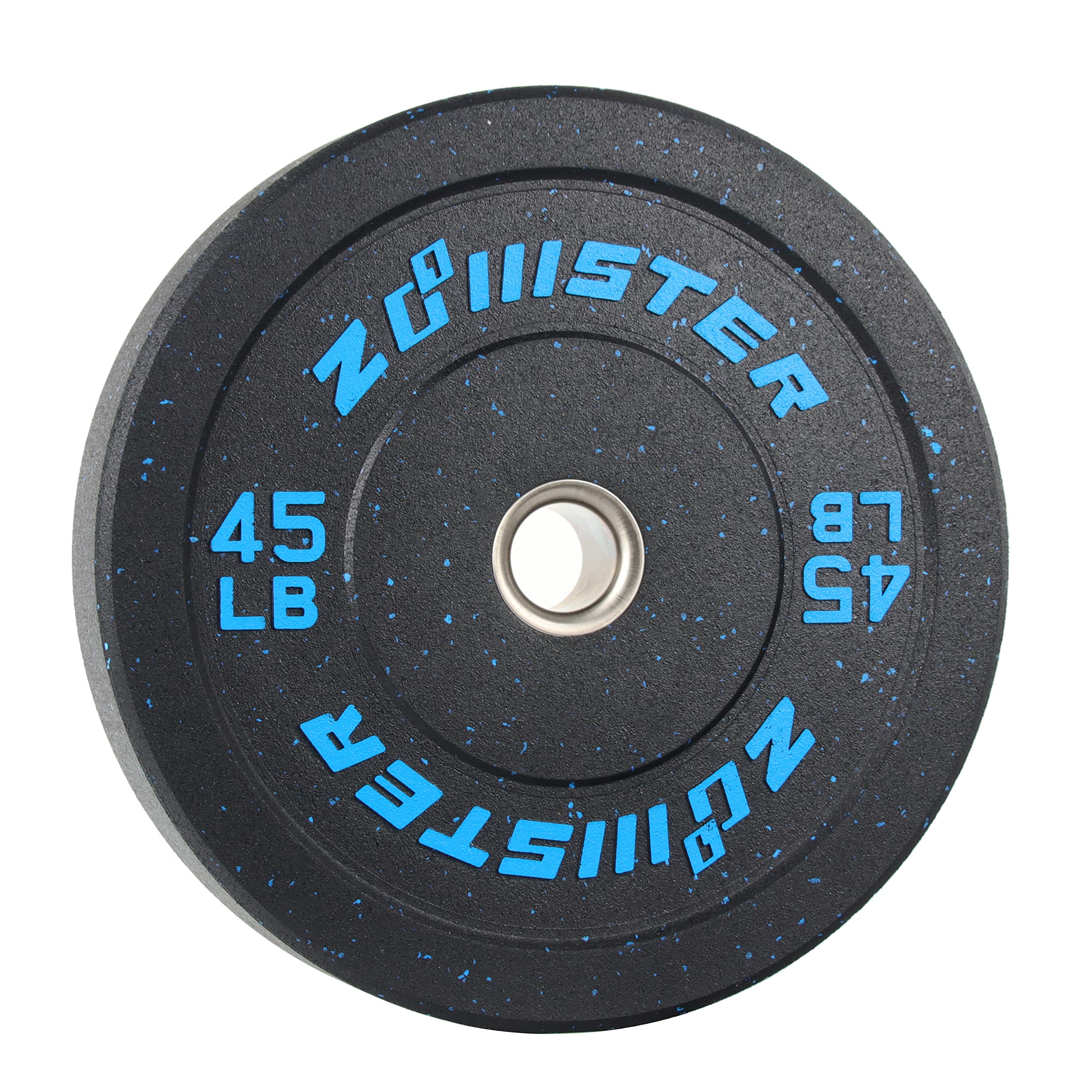 Olympic Bumper Plates - High Bounce Weight Plates with Steel Insert for Strength Training & Weightlifting - Perfect for CrossFit, Home Gym & Commercial Fitness Centers