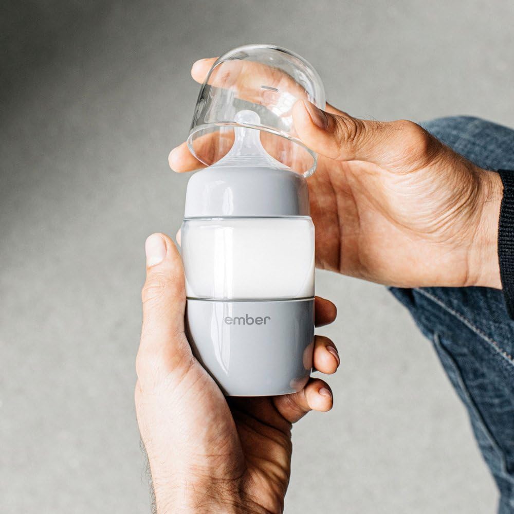 Ember Baby Bottle System Plus - Smart Temperature Control Baby Bottle for Newborns & Infants | Perfect for Feeding at Home, Travel & On-the-Go