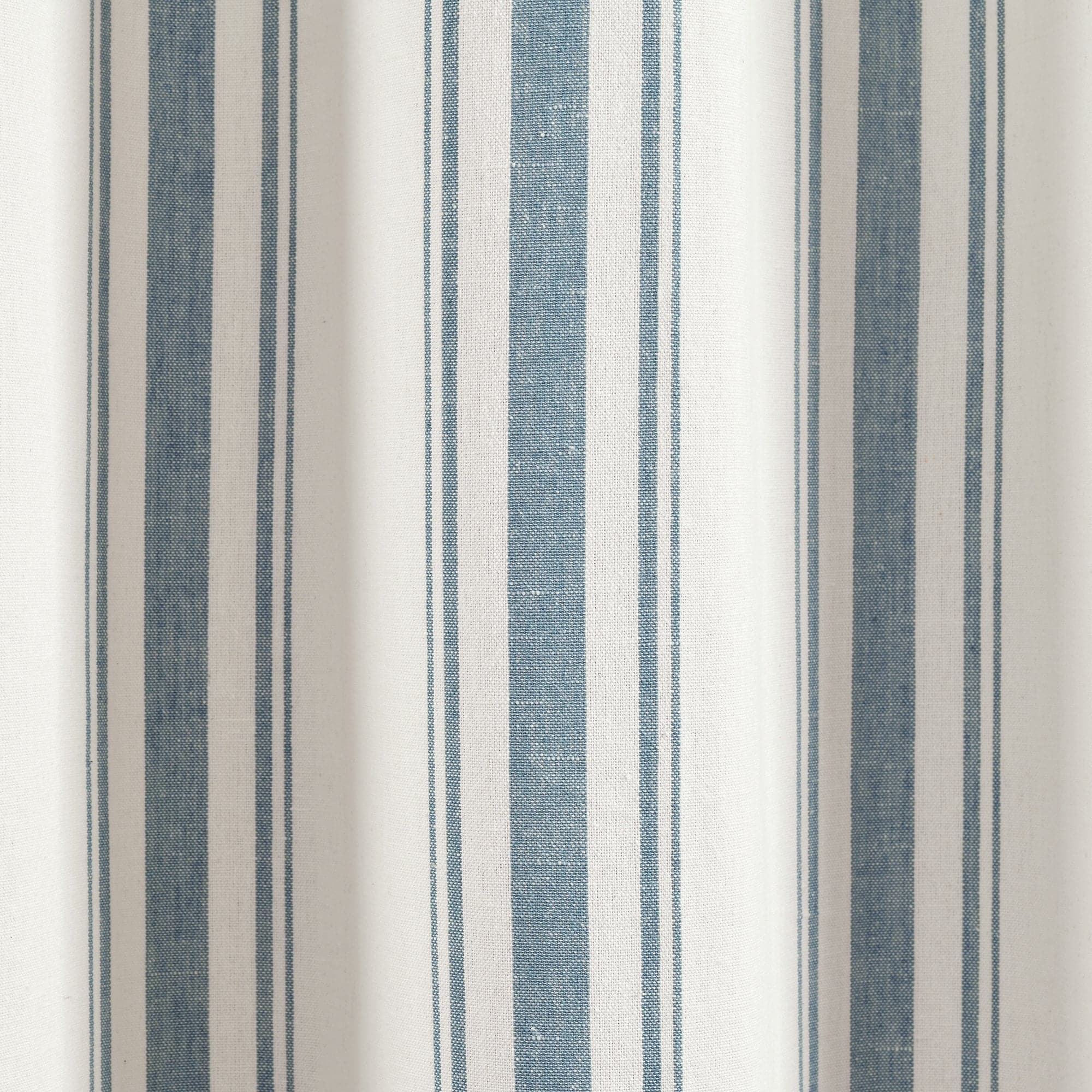 Farmhouse Stripe Yarn-Dyed Recycled Cotton Blend Window Curtain Panel Set - Blackout Thermal Insulated Drapes for Living Room, Bedroom & Nursery (2 Panels, 52x84 Inch) - Perfect for Rustic, Modern & Farmhouse Home Decor