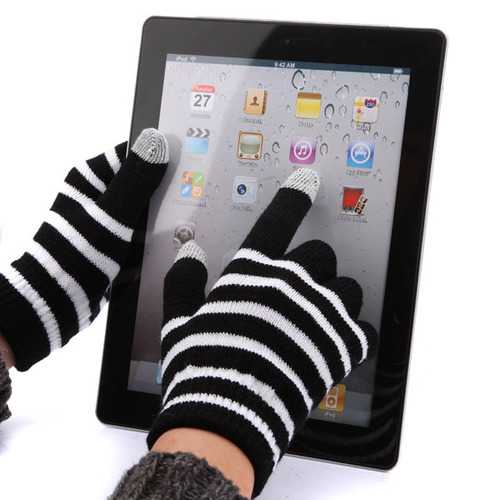 Touch Screen Gloves for iPad iPhone Tablet - Winter Hand Warmers for Outdoor Activities, Typing & Cold Weather Use