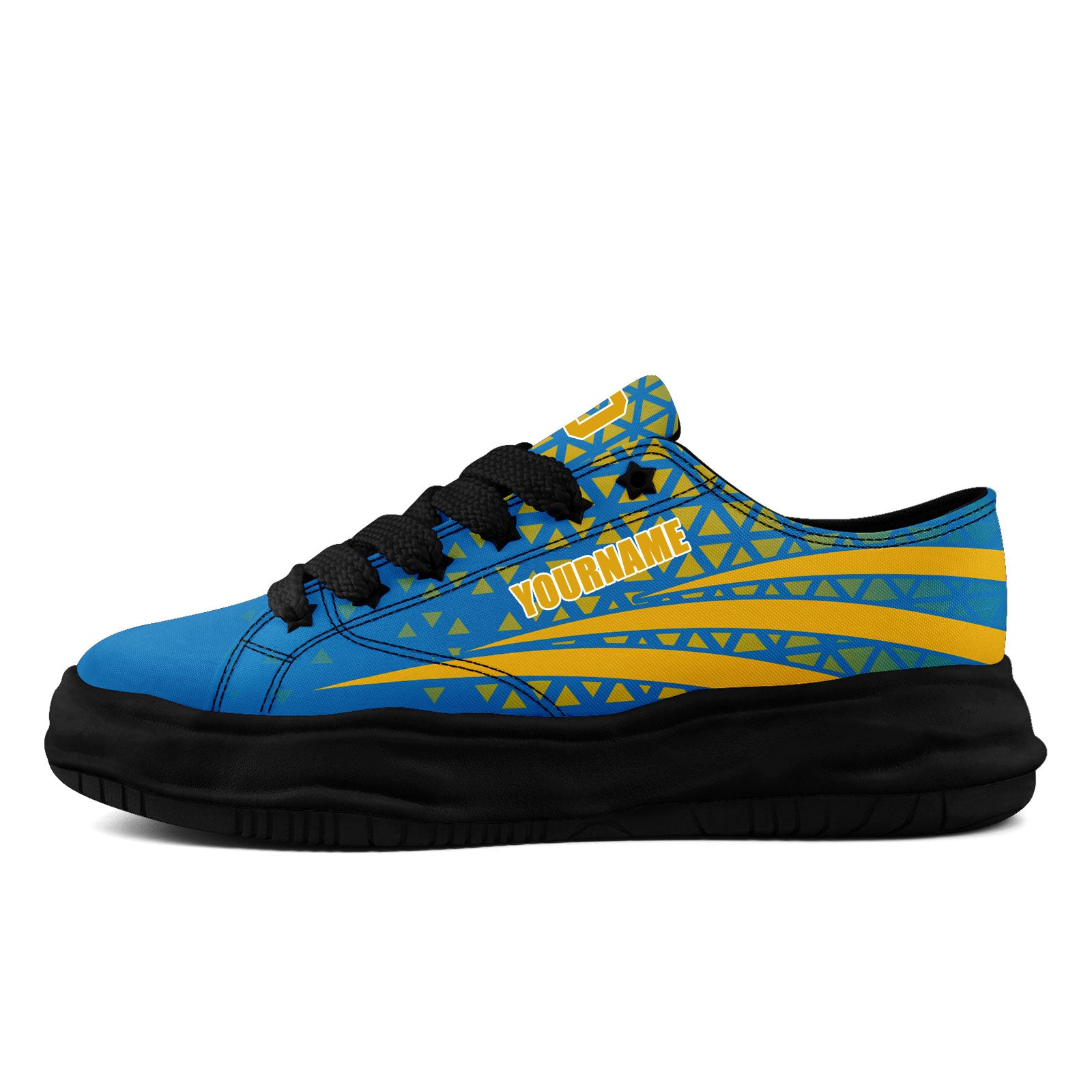 Custom Blue & White California Shoes - Personalized Sneakers for Men & Women | Fashion Sneakers FN038 D023003 22 | Perfect for Casual Wear, Street Style & Gift Giving