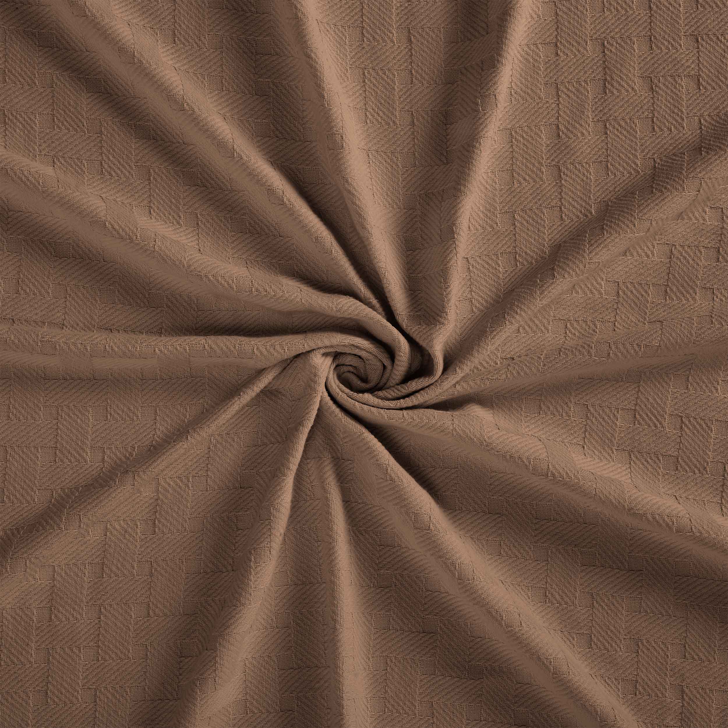 Soft Basketweave Cotton Blanket - All Season Bed & Sofa Throw for Cozy Home Decor | Perfect for Living Room, Bedroom, and Travel