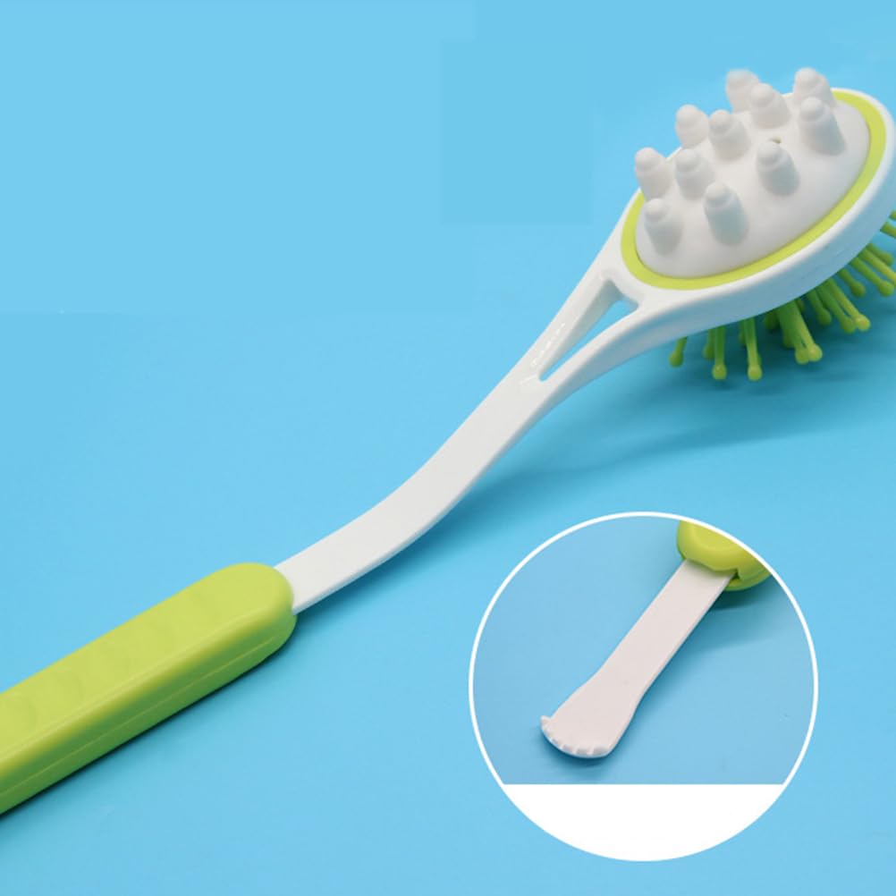 Double-Sided Massage Hammer & Back Scratcher - Stretchable Self Body Massage Tool for Neck, Shoulders, and Hands - Perfect for Home, Office, and Travel Relaxation