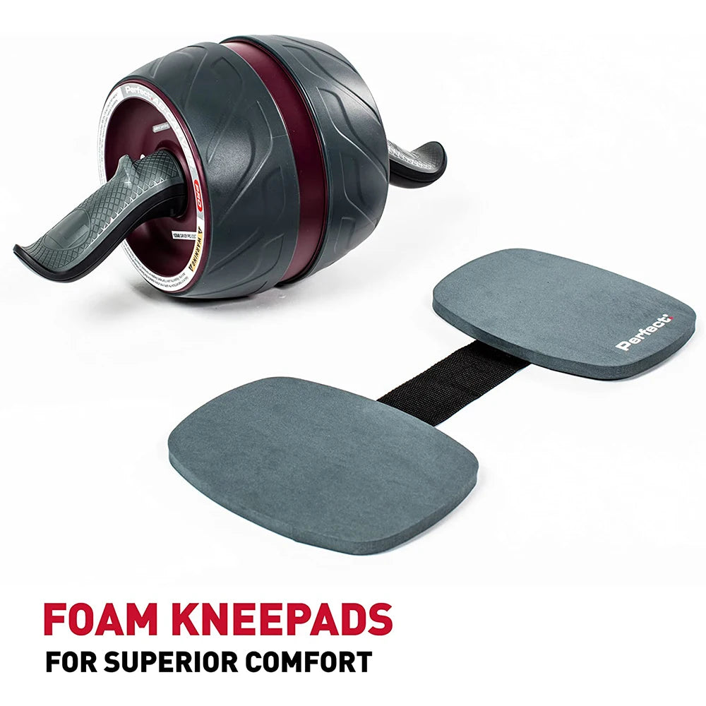 Quiet Ab Roller Wheel - No Noise Abdominal Trainer for Home Workouts | Perfect for Core Strength Training & Home Gym Exercises