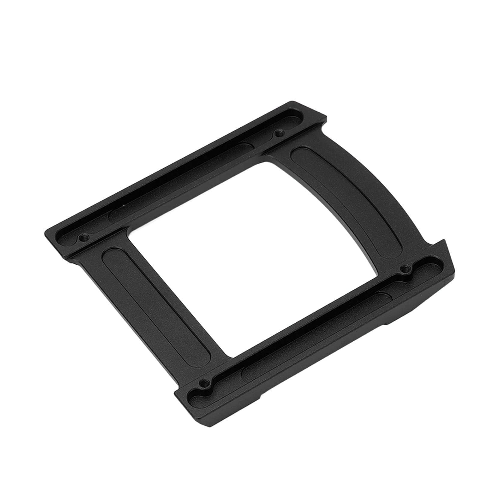 SPYMINNPOO 1/10 Scale RC Car Aluminum Alloy Chassis Plate - Heavy Duty Armor Guard Skid Plate for Traxxas, Redcat & HPI RC Vehicles - Perfect for Off-Road Bashing, Crawling & Racing (Black)
