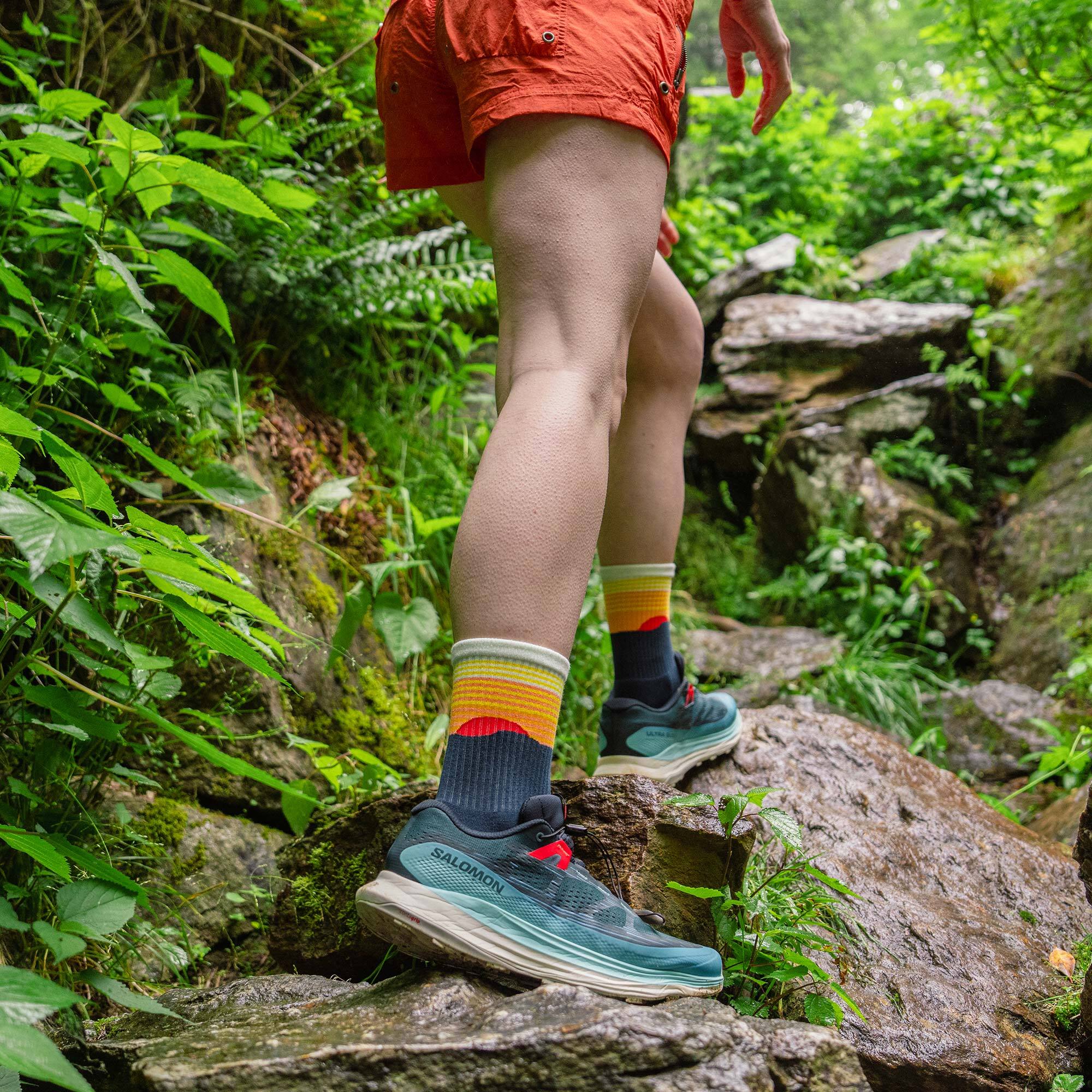 Trail Max Cushion Mini Crew Socks 3-Pack - Ultra Soft Hiking & Running Socks for Men & Women - Perfect for Outdoor Adventures, Gym Workouts & Daily Comfort
