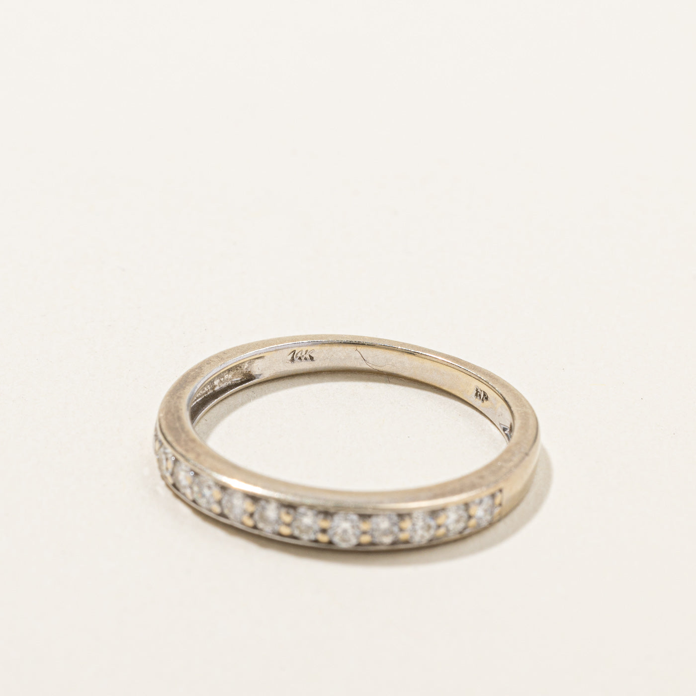 0.30ctw Semi Eternity Diamond Ring - Size 6.5 | Elegant Wedding Band, Anniversary Gift, or Everyday Luxury Jewelry for Women