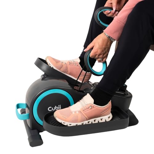 **Cubii Total Body 2-in-1 Under Desk Elliptical Machine – 12 Resistance Levels, Low-Impact Cardio & Strength Training for Home & Office – Ergonomic Pulley System for Full-Body Workout – Ideal for Adults & Seniors (Perfect for Sedentary Lifestyles & Active Recovery)**