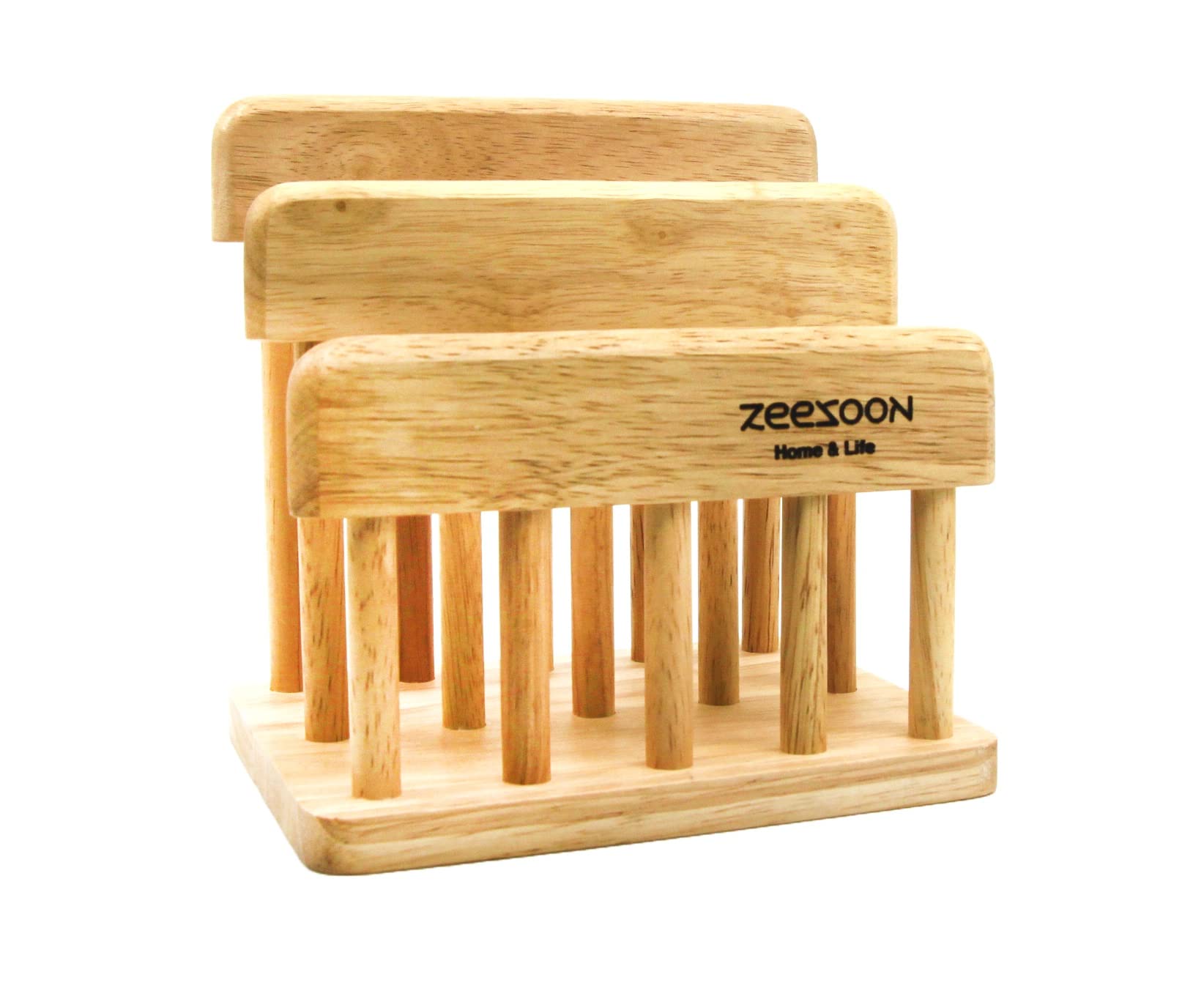 Premium Wooden Dual Cutting Board Rack - Kitchen Organizer Stand for Chopping Boards | Pantry & Cabinet Storage Solution | Perfect for Beach Houses, Small Kitchens & Organized Spaces