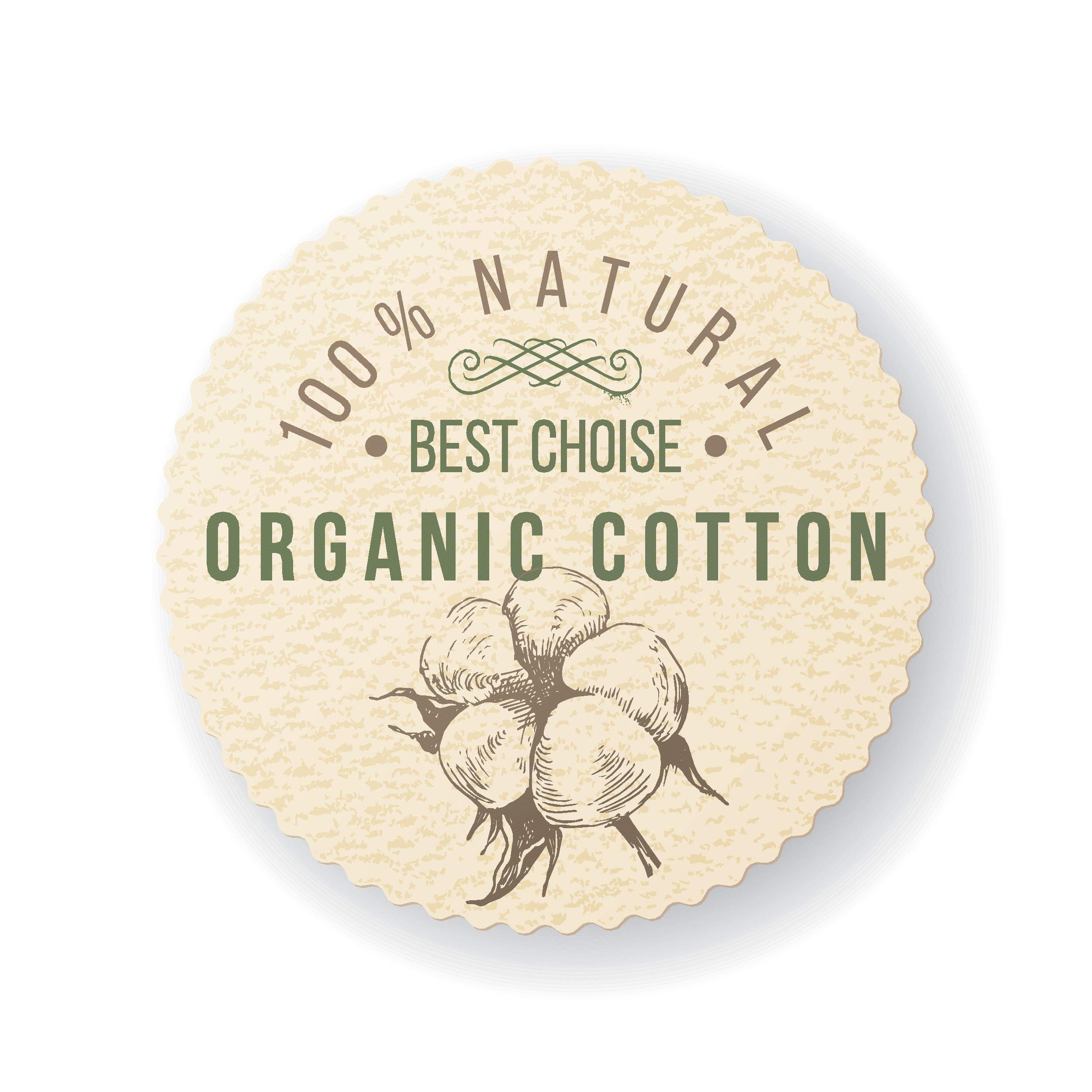 Premium 100% Organic Cotton 600 Thread Count Pillowcases - Queen Size 20