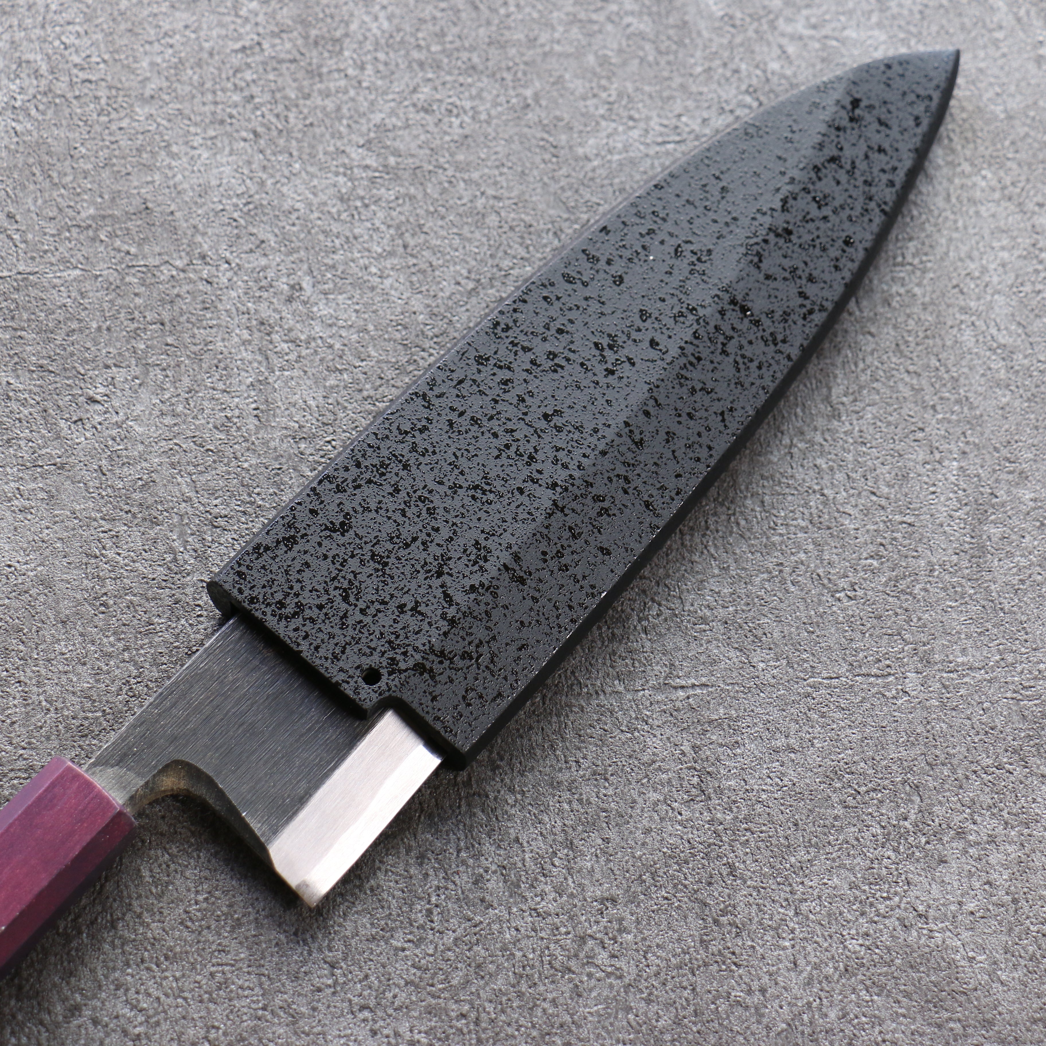 Premium Kuroshime Magnolia Sheath for 180mm Deba Knife - Handcrafted Plywood Pin - Perfect for Japanese Kitchen, Sushi Chefs & Professional Cooking