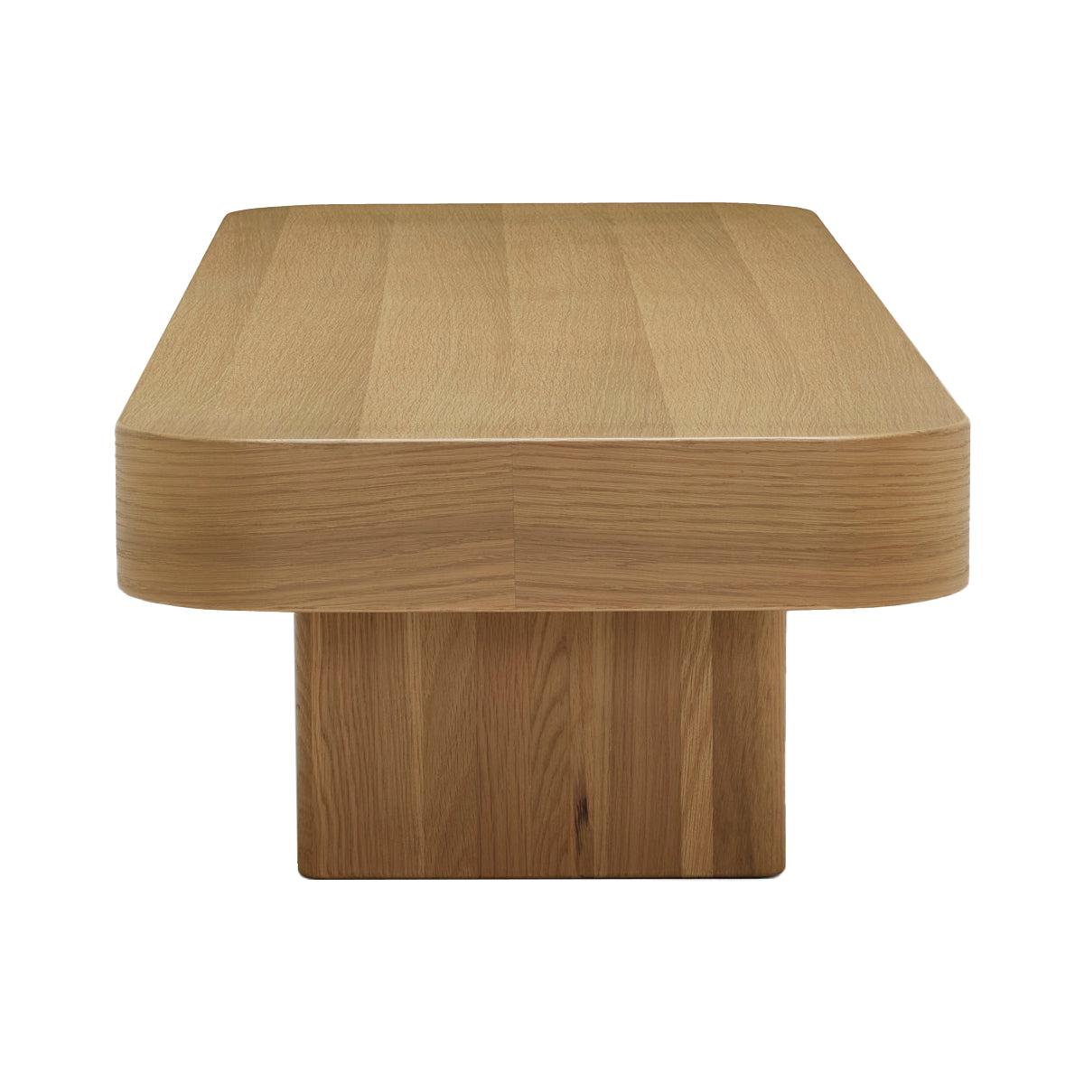 Modern Rectangle Coffee Table - Solid Wood Block Design for Living Room, Lounge & Office - Stylish & Functional Home Decor