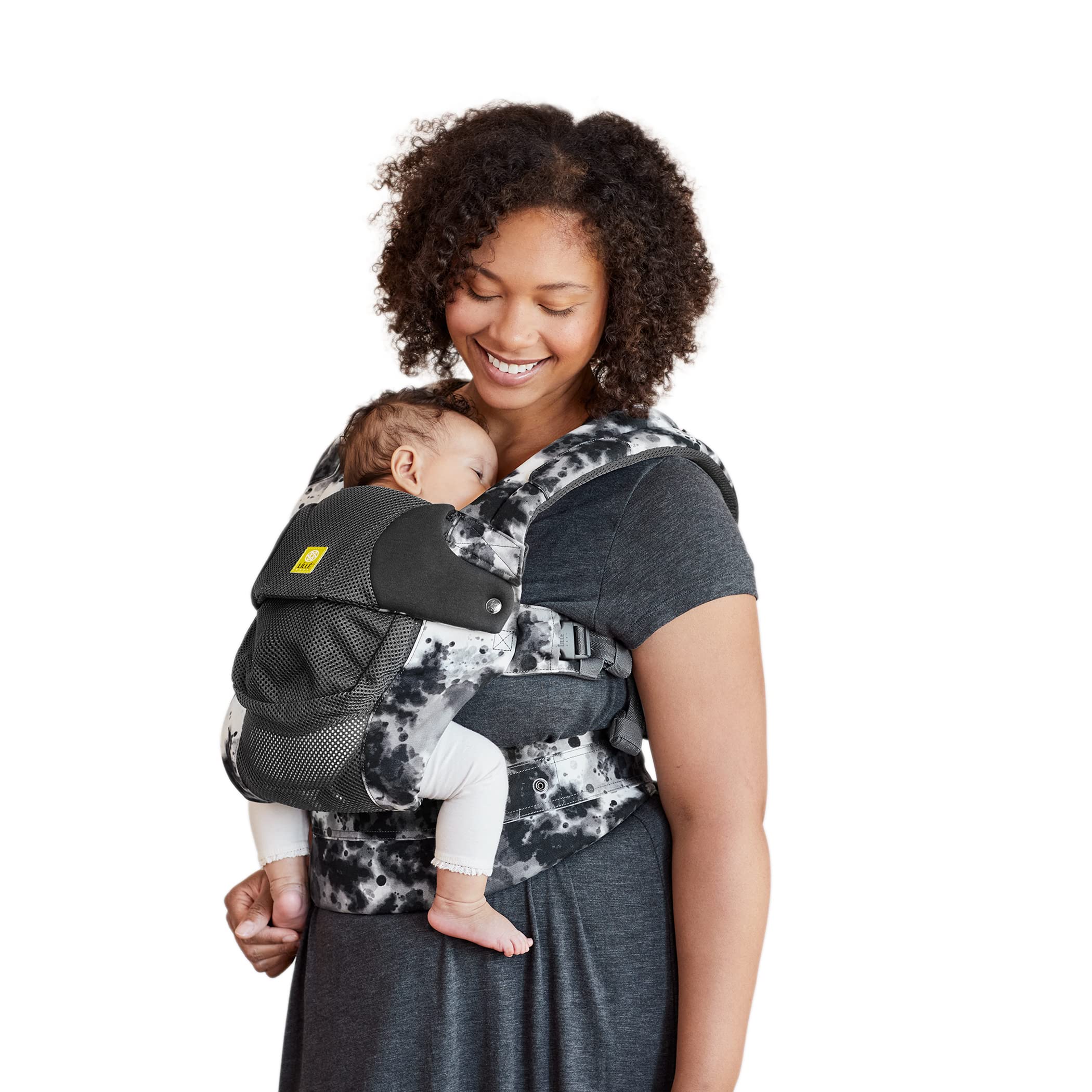 LÍLLÉbaby Complete Airflow Deluxe Ergonomic 6-in-1 Baby Carrier for Newborn to Toddler (7-45 lbs) - Adjustable Lumbar Support, 360° Baby Wearing, Inward & Outward Facing - Galaxy Space Dye | Perfect for Hiking, Shopping & Hands-Free Parenting