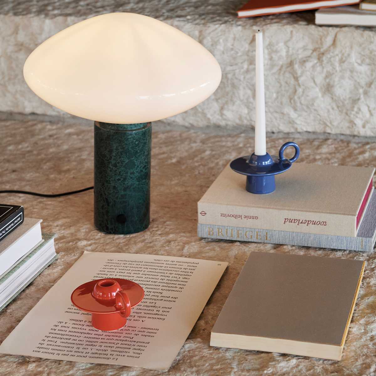 Modern Mist Table Lamp - Soft Glow LED Night Light for Bedroom, Nursery, Living Room | Perfect for Relaxation, Reading & Decor