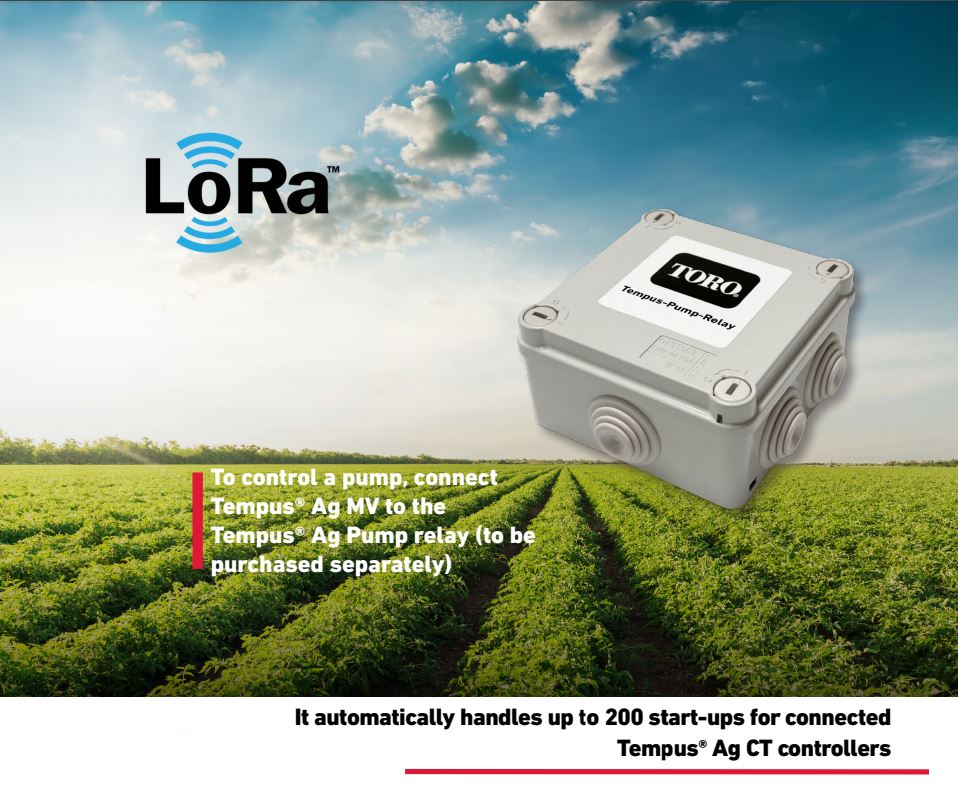 Toro Tempus AG MV DC Controller - Master Valve & Pump Control for Irrigation Systems | Durable & Waterproof for Outdoor Use