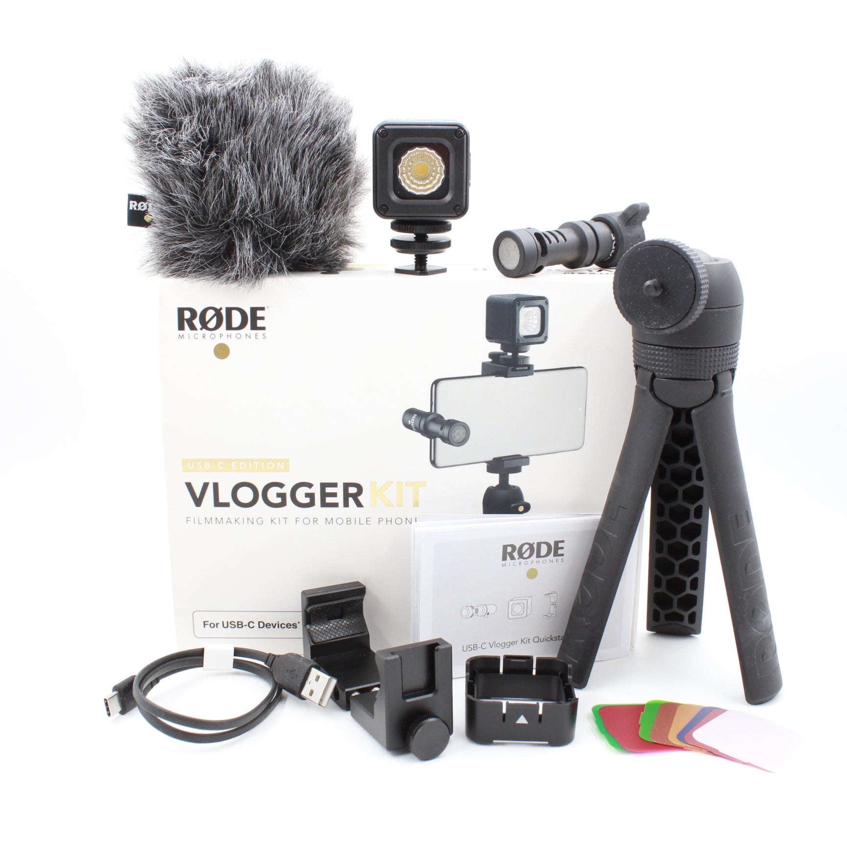 Rode Vlogger Kit USB-C Edition - Complete Filmmaking Kit for Smartphones & Mobile Devices with USB Type-C Port | Perfect for YouTube Vlogging, Live Streaming & Content Creation